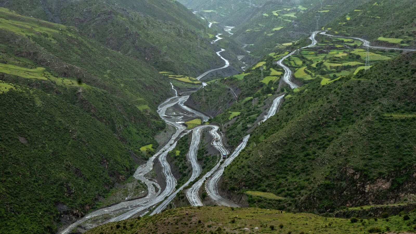 Nikon D200 sample photo. Tibet, landscape, road photography