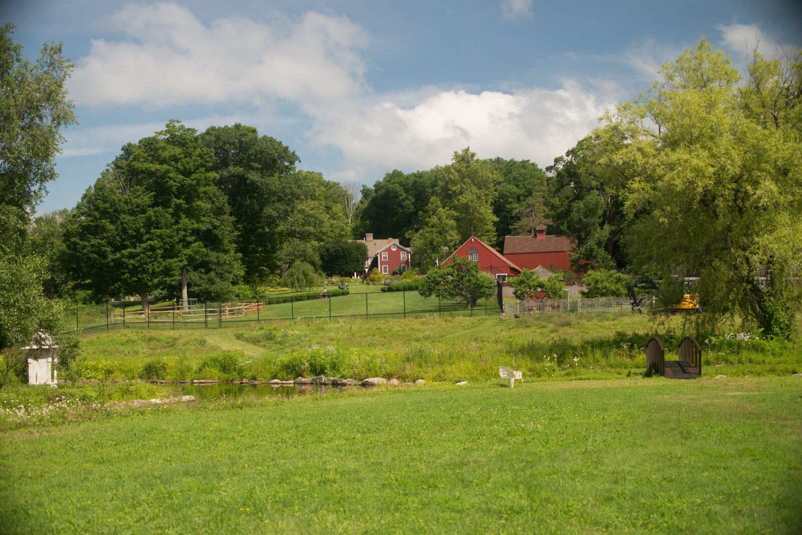 Nikon D610 sample photo. Farm house, green, countryside photography