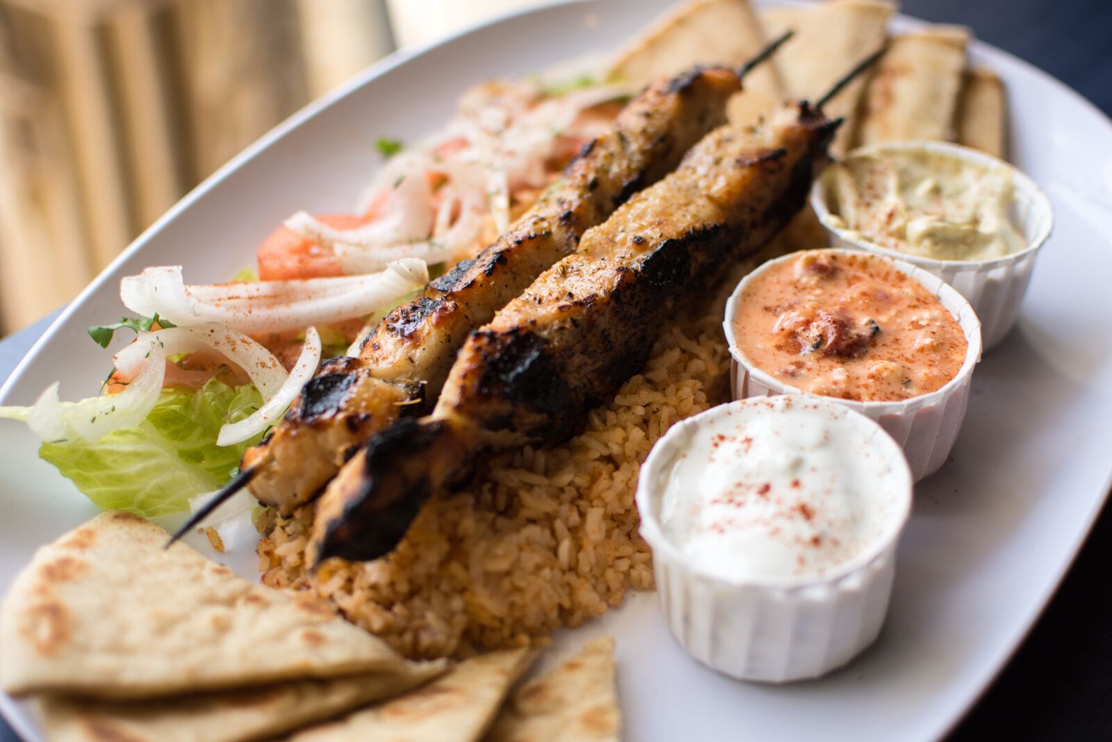 Nikon D7200 sample photo. Souvlaki, authentic greek, greek photography