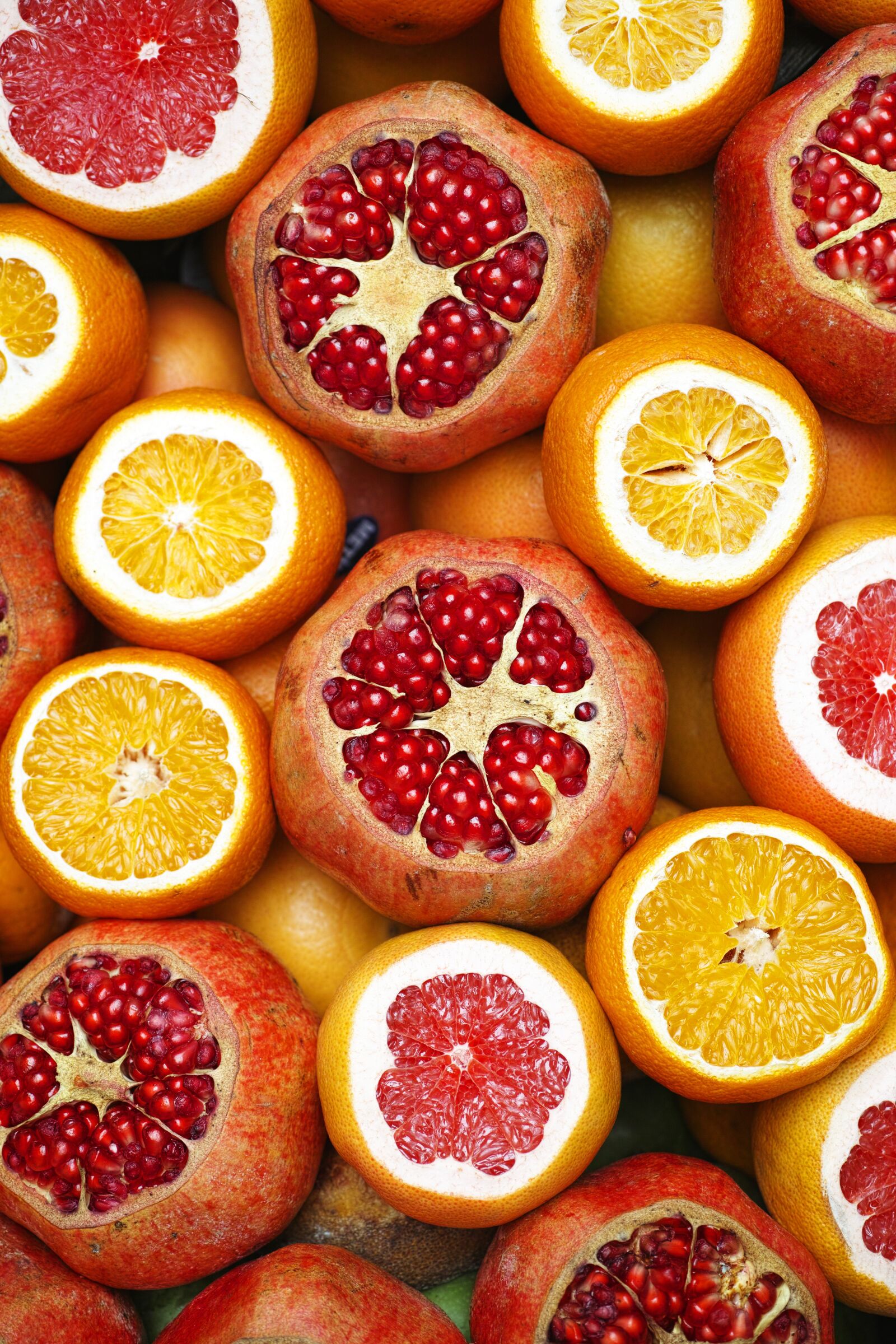 Sigma DP3 Merrill sample photo. Pomegranate, red, orange photography