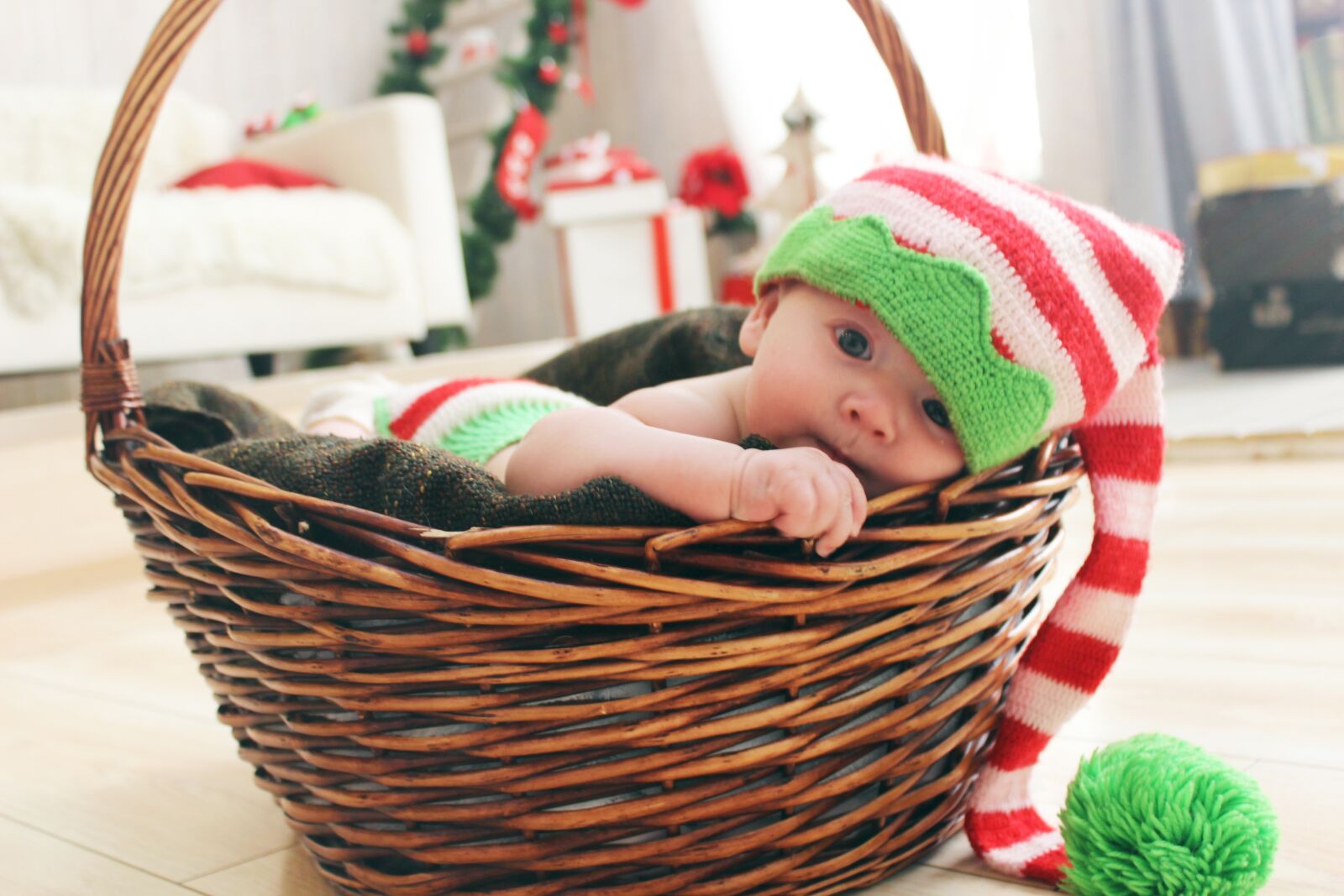 Canon EOS 600D (Rebel EOS T3i / EOS Kiss X5) sample photo. Baby, gnome, new year's photography