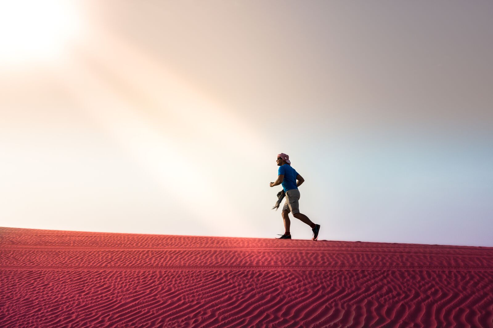 Nikon D7200 sample photo. Desert, run, abu dhabi photography
