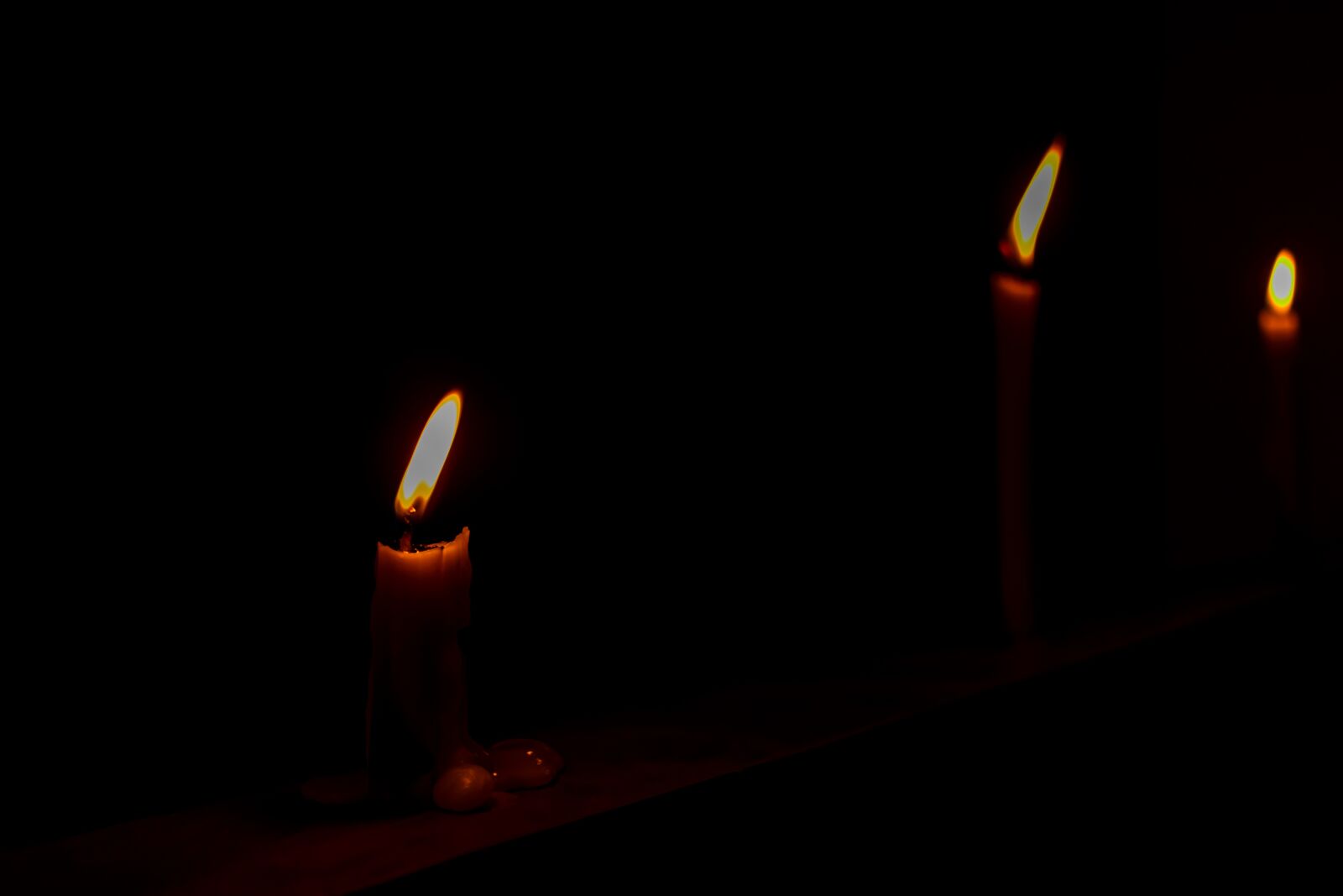Nikon D3400 sample photo. Candle light, burning candle photography