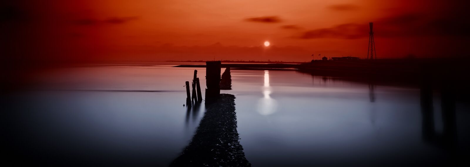 Nikon D300S sample photo. Eckwarden, old pier, north photography