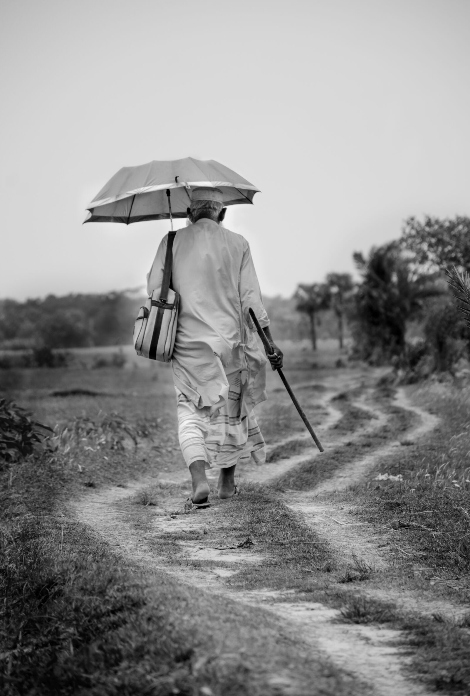 Nikon D7000 sample photo. Old man, grandfather, walking photography