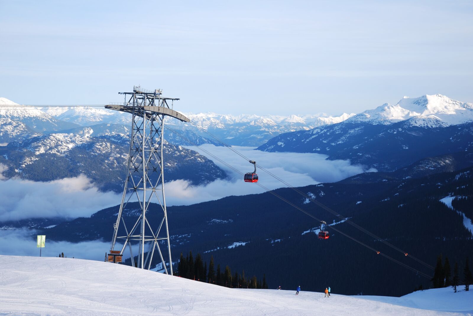 Nikon D60 sample photo. Snow, mountain, winter photography