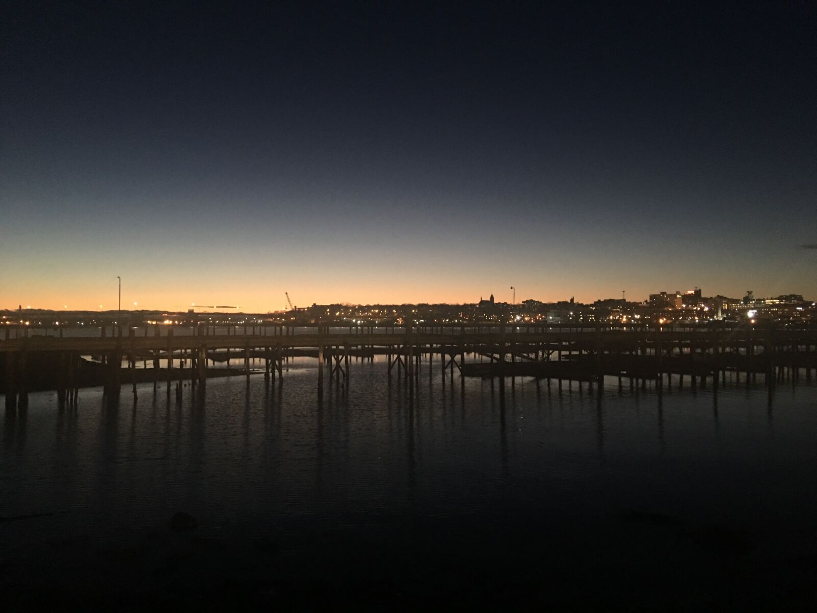 Apple iPhone 6s Plus sample photo. Ocean, pier, sunset photography