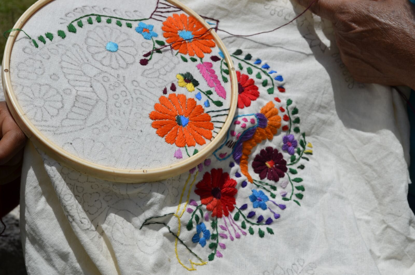 Nikon D5100 sample photo. Oaxaca, hats, colors photography