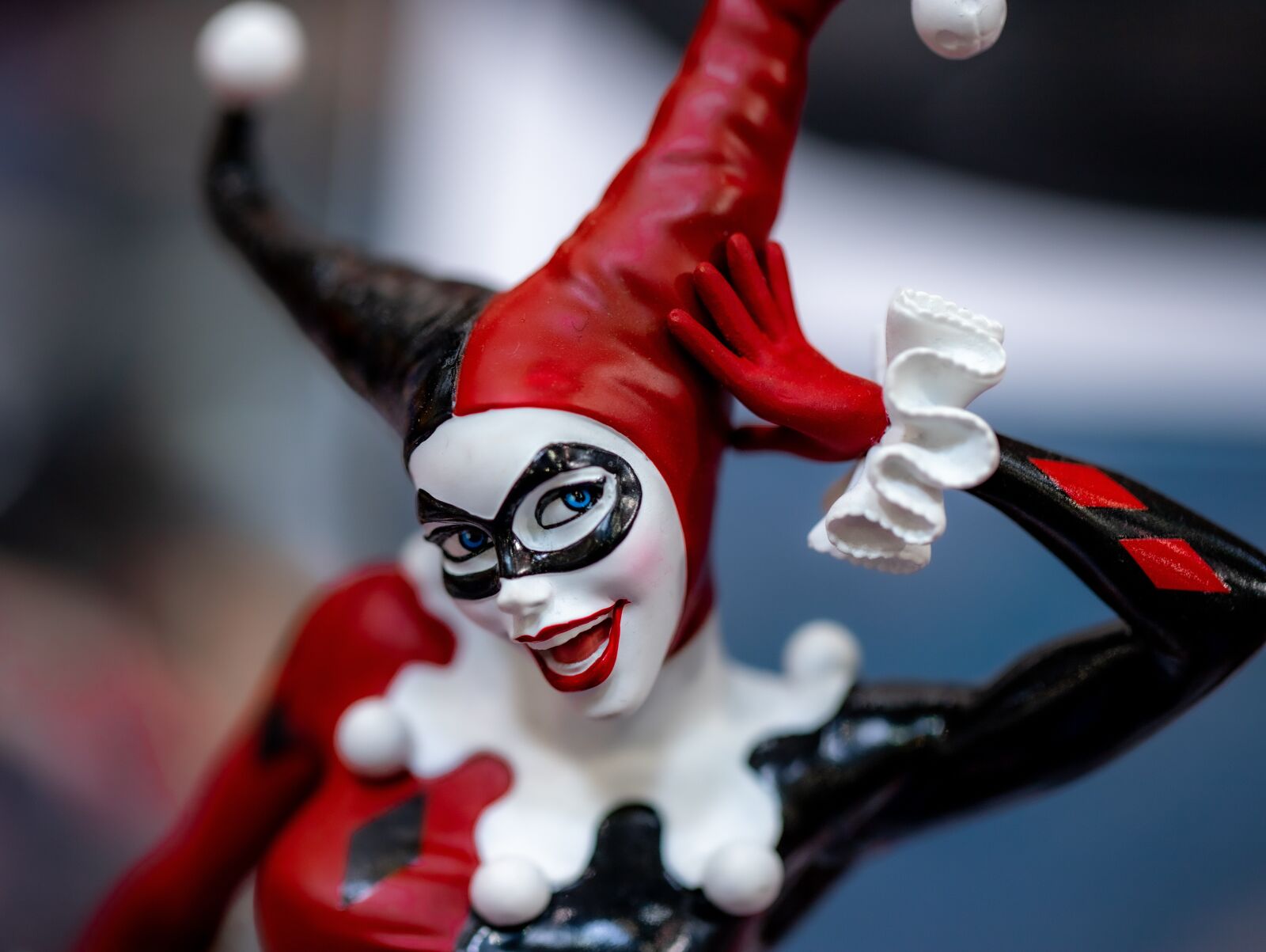 Canon EF 100mm F2.8L Macro IS USM sample photo. Joker, toy, clown photography