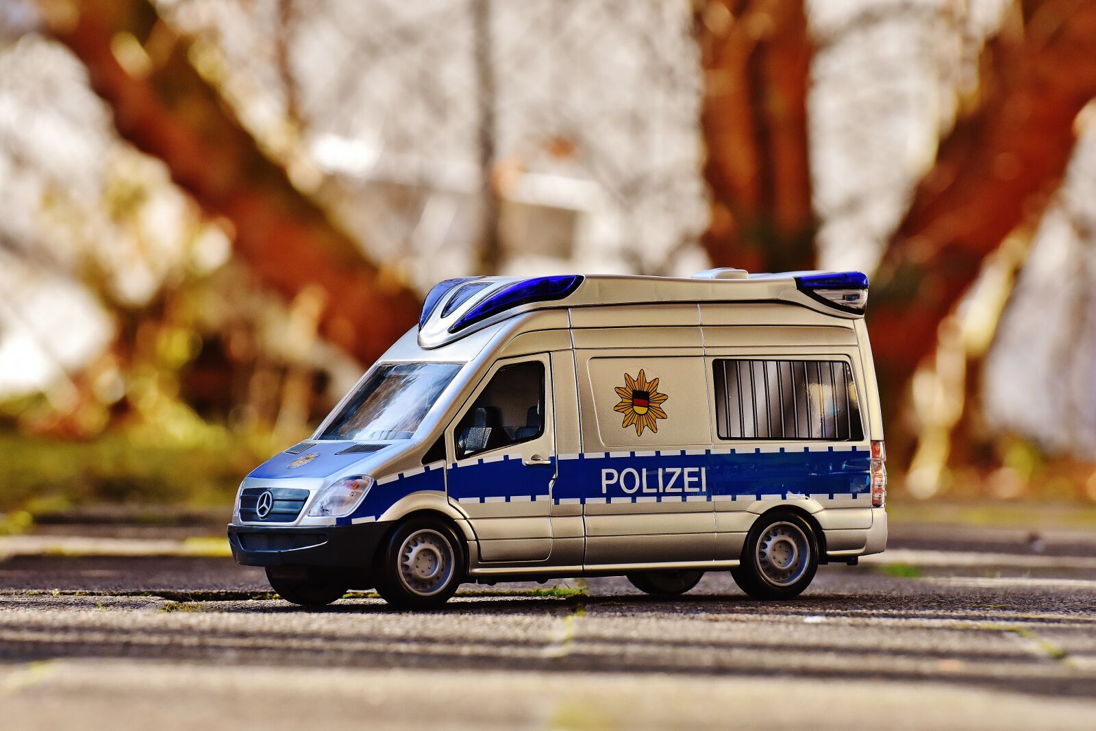 Nikon D7200 sample photo. Police car, team bus photography