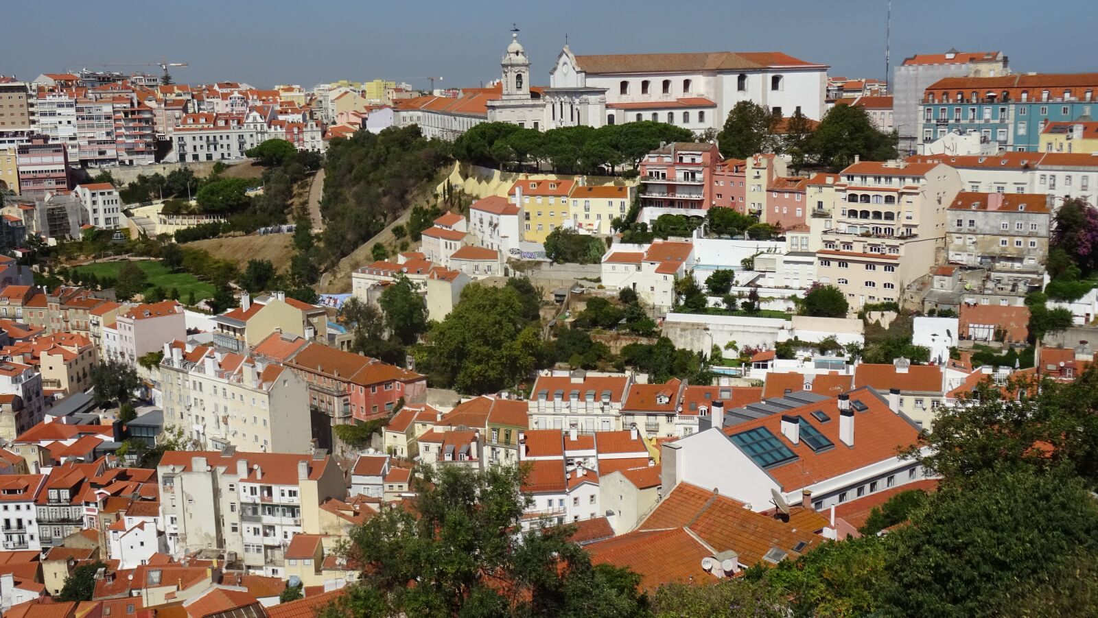 Sony DSC-HX60 sample photo. Lisbon, panorama, old town photography