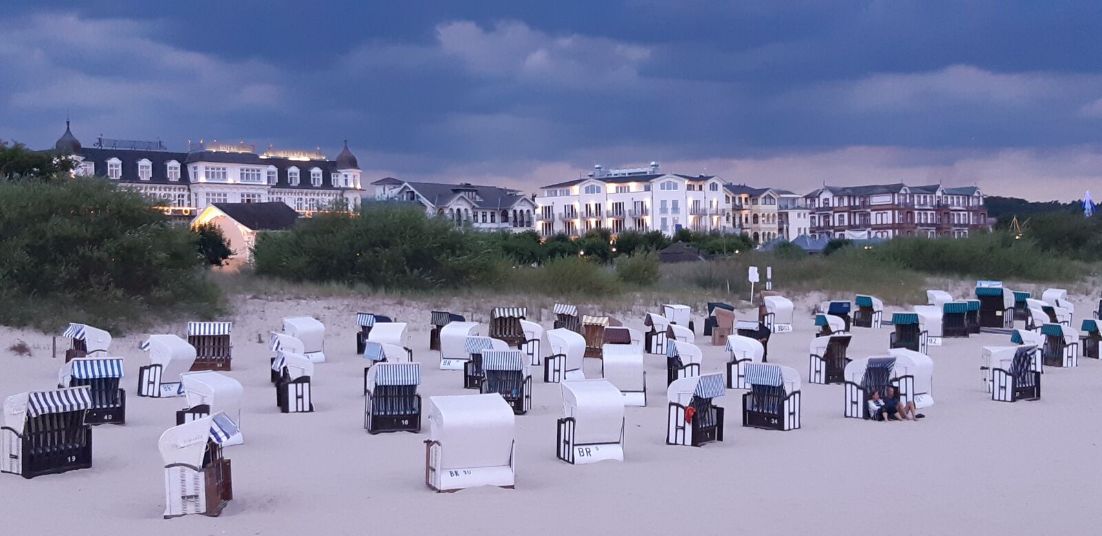 Samsung Galaxy A8(2018) sample photo. Thunderstorm, usedom, baltic sea photography