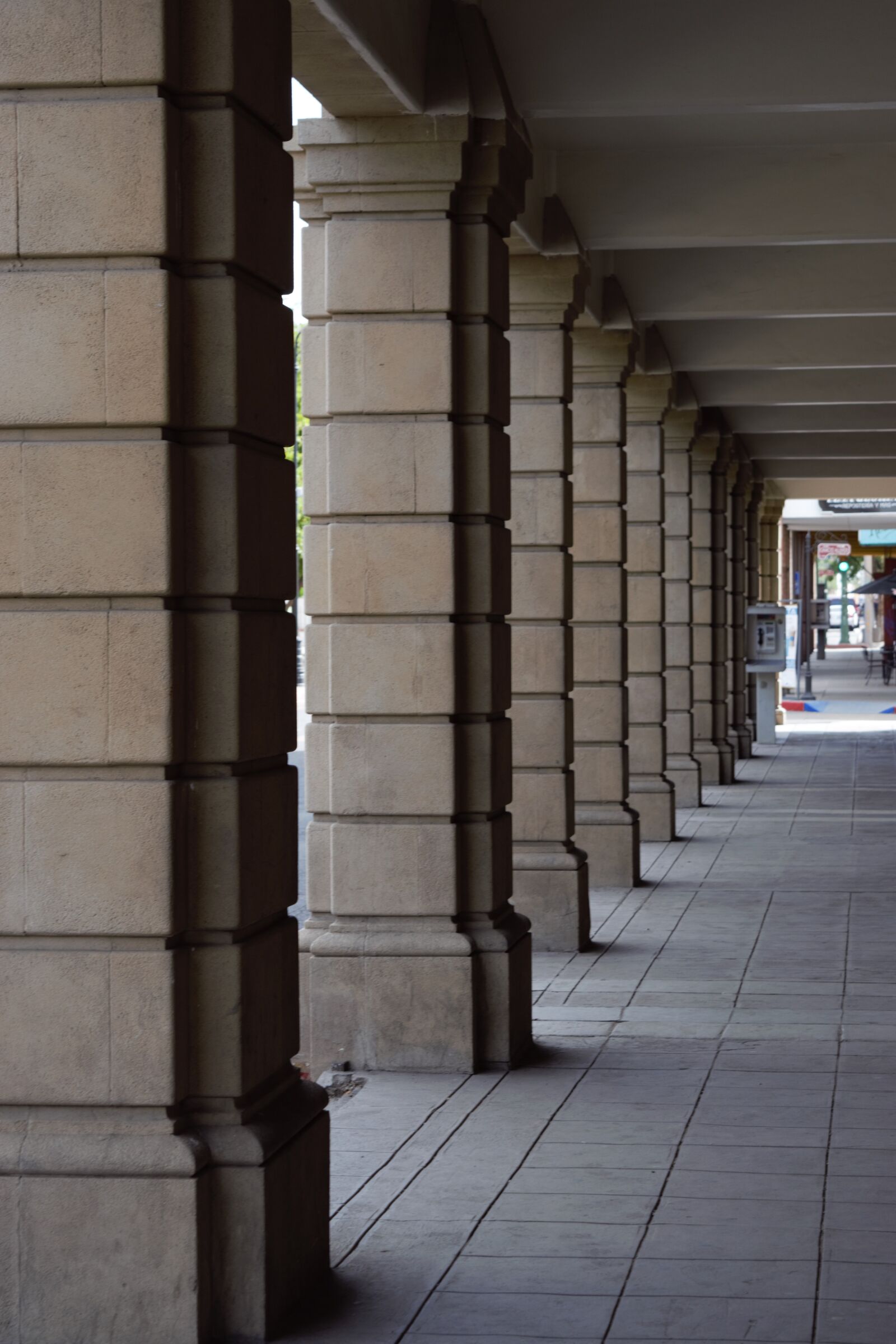 Nikon D3300 sample photo. Pillars, brown, hallway photography