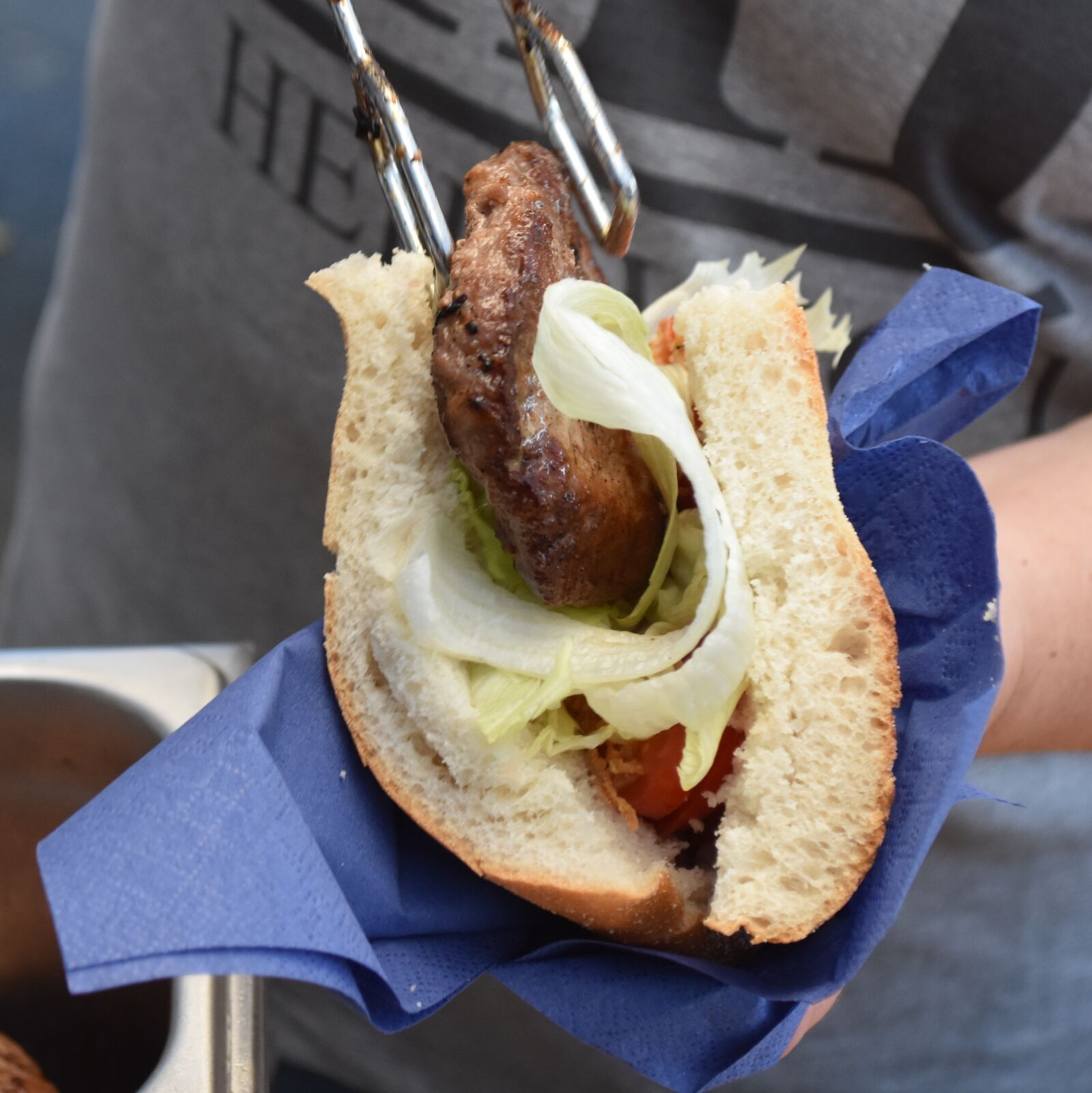 Nikon D7200 sample photo. Hamburger, meat, power supply photography
