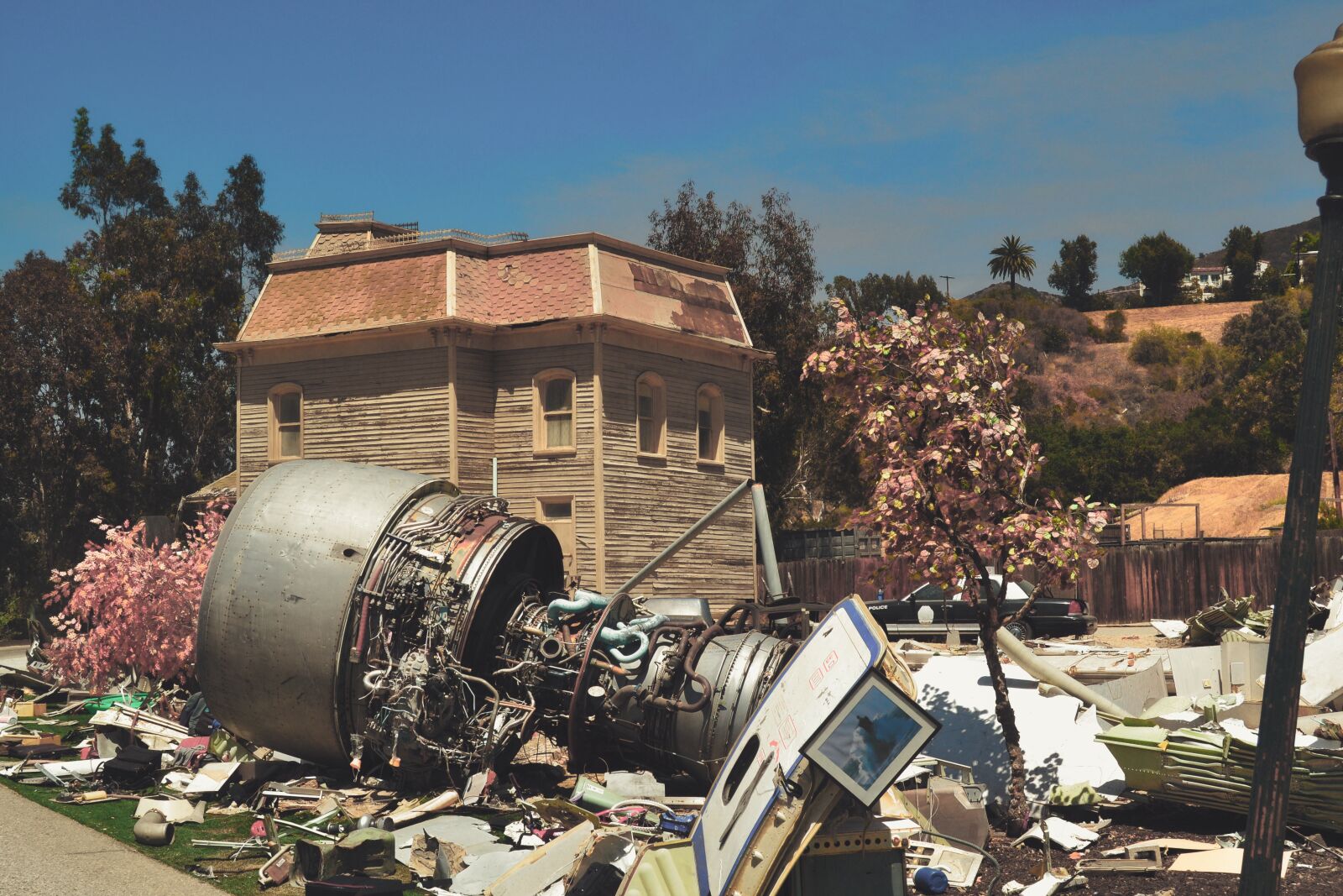 Nikon D3100 sample photo. Aircraft, crash, engine photography