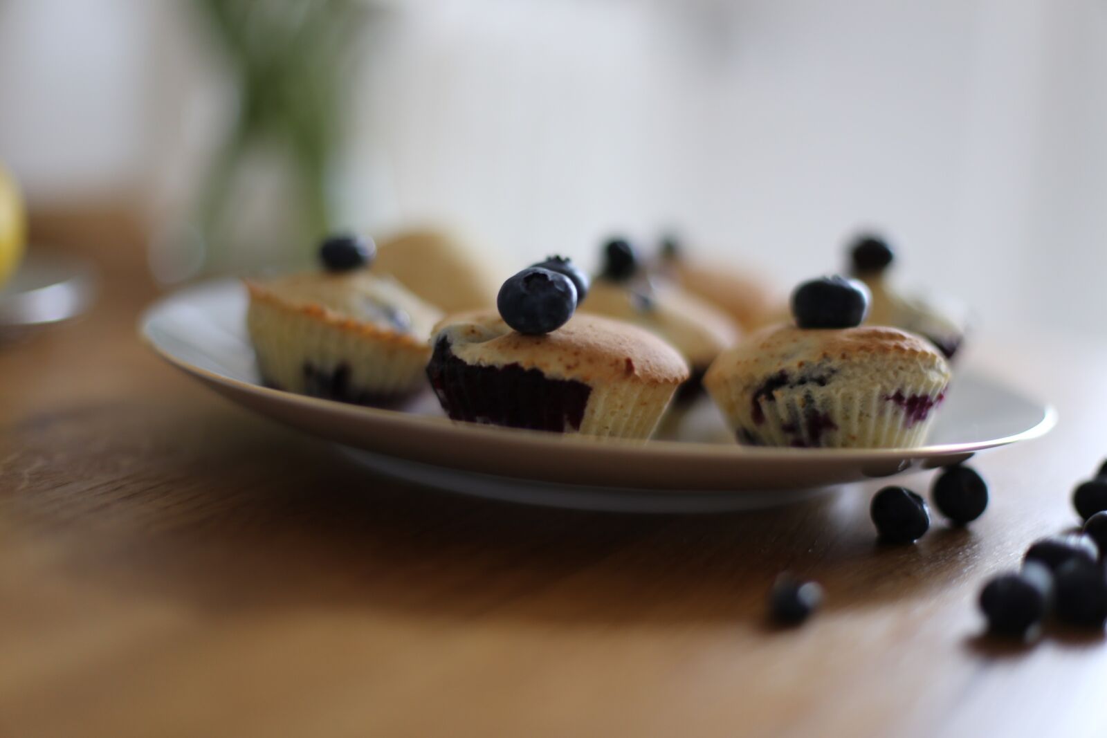 Canon EF 50mm F1.4 USM sample photo. Blueberries, blueberry, blueberry, muffins photography