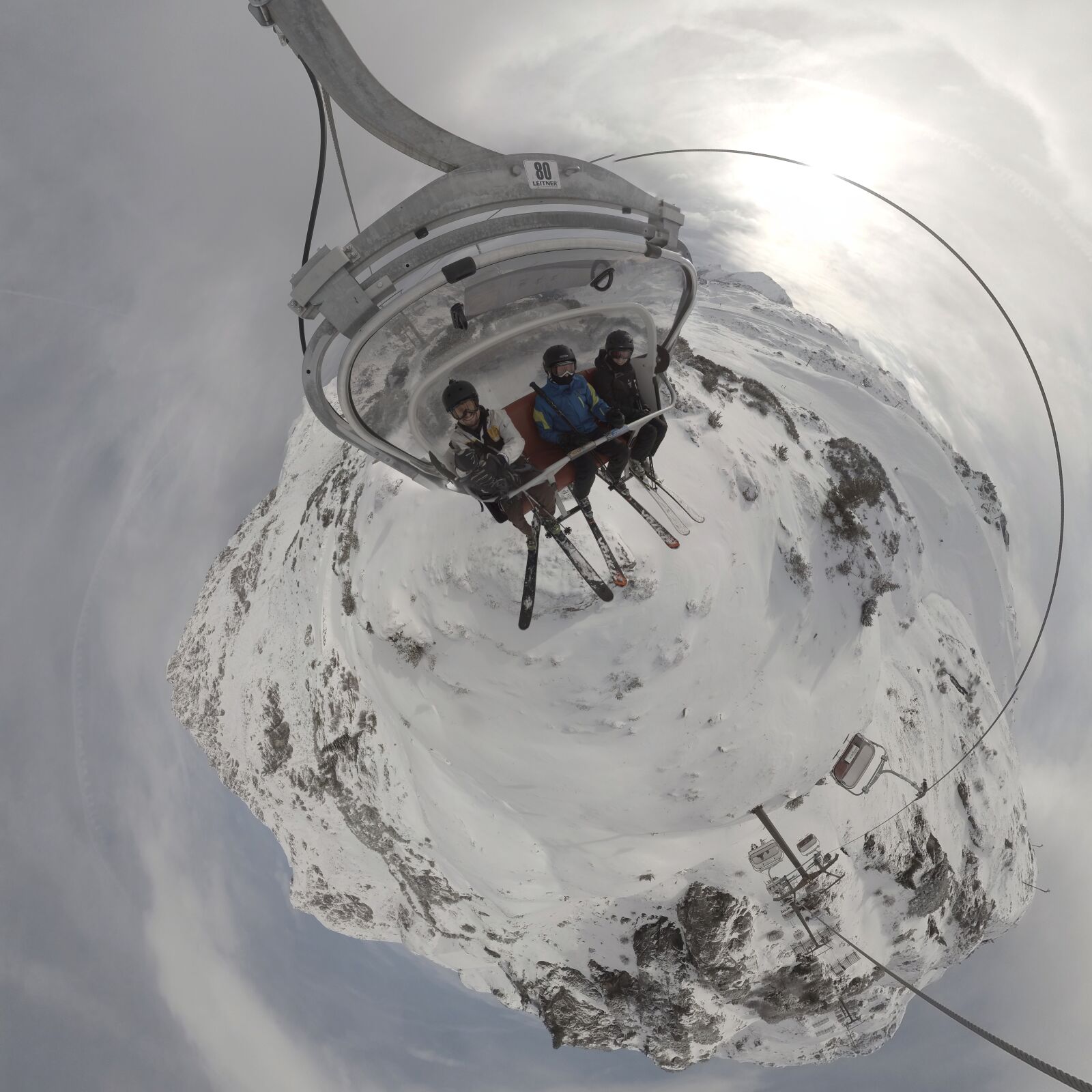 GoPro HERO4 Black sample photo. Chairlift, ski, ski chairlift photography