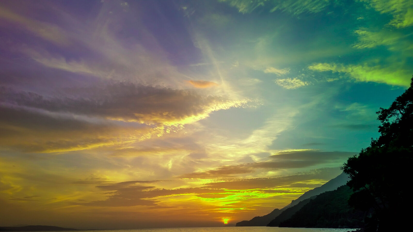 Samsung Galaxy S5 sample photo. Sunset photography