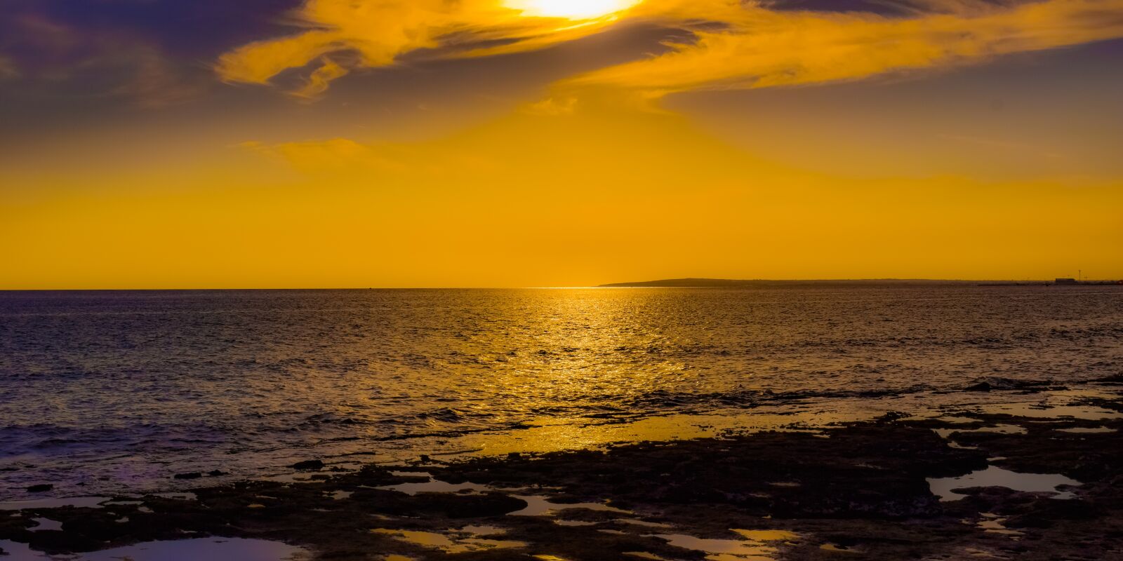Nikon D3300 sample photo. Sunset, sea, horizon photography