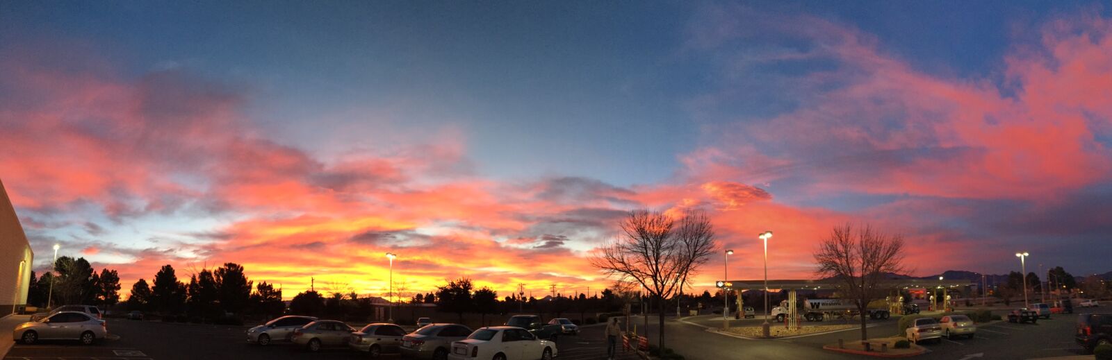 Apple iPhone 6s sample photo. Panoramic, sunrise, southwest photography