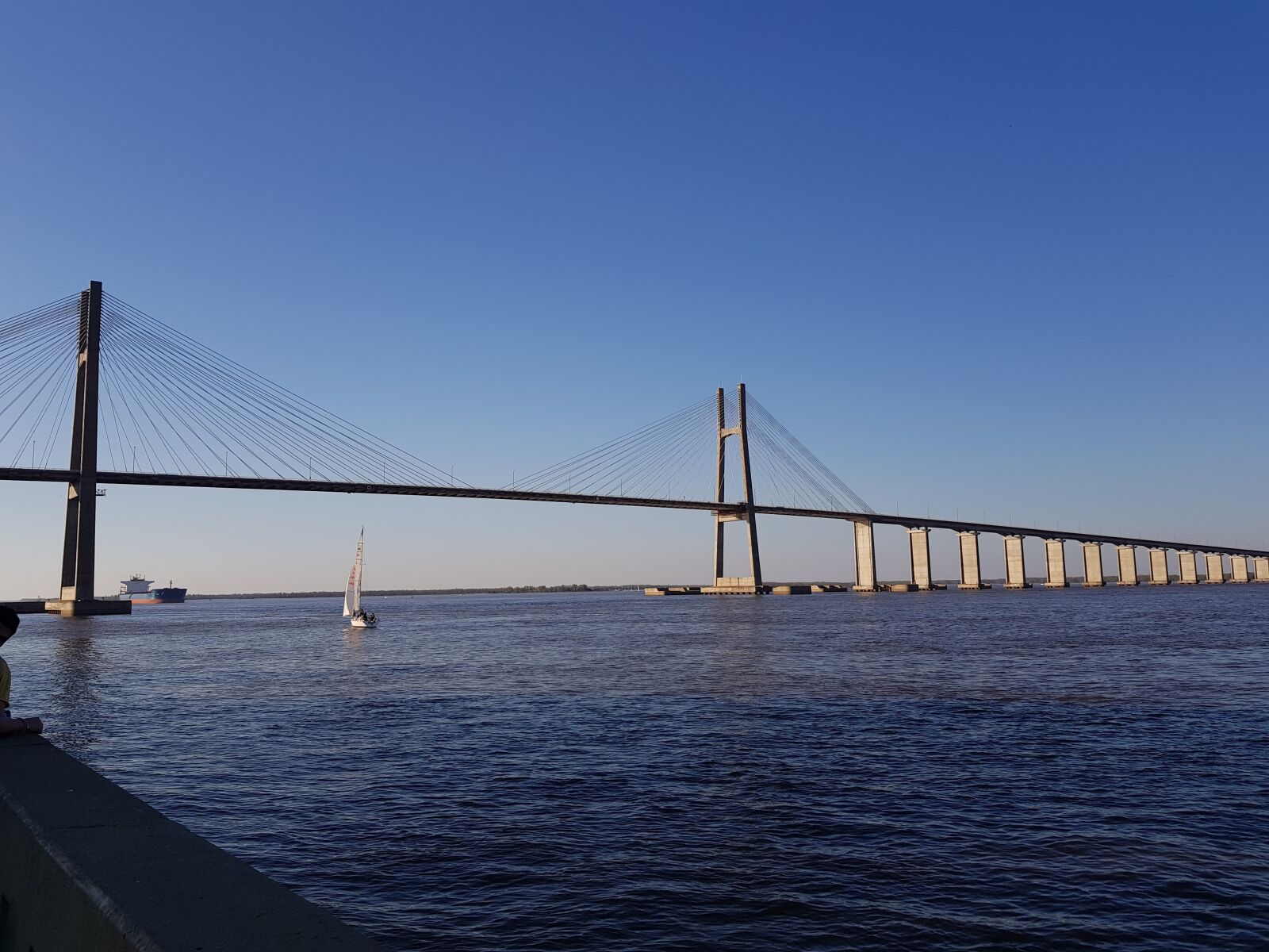 Samsung Galaxy S8+ sample photo. Bridge, atardercer, rosario photography