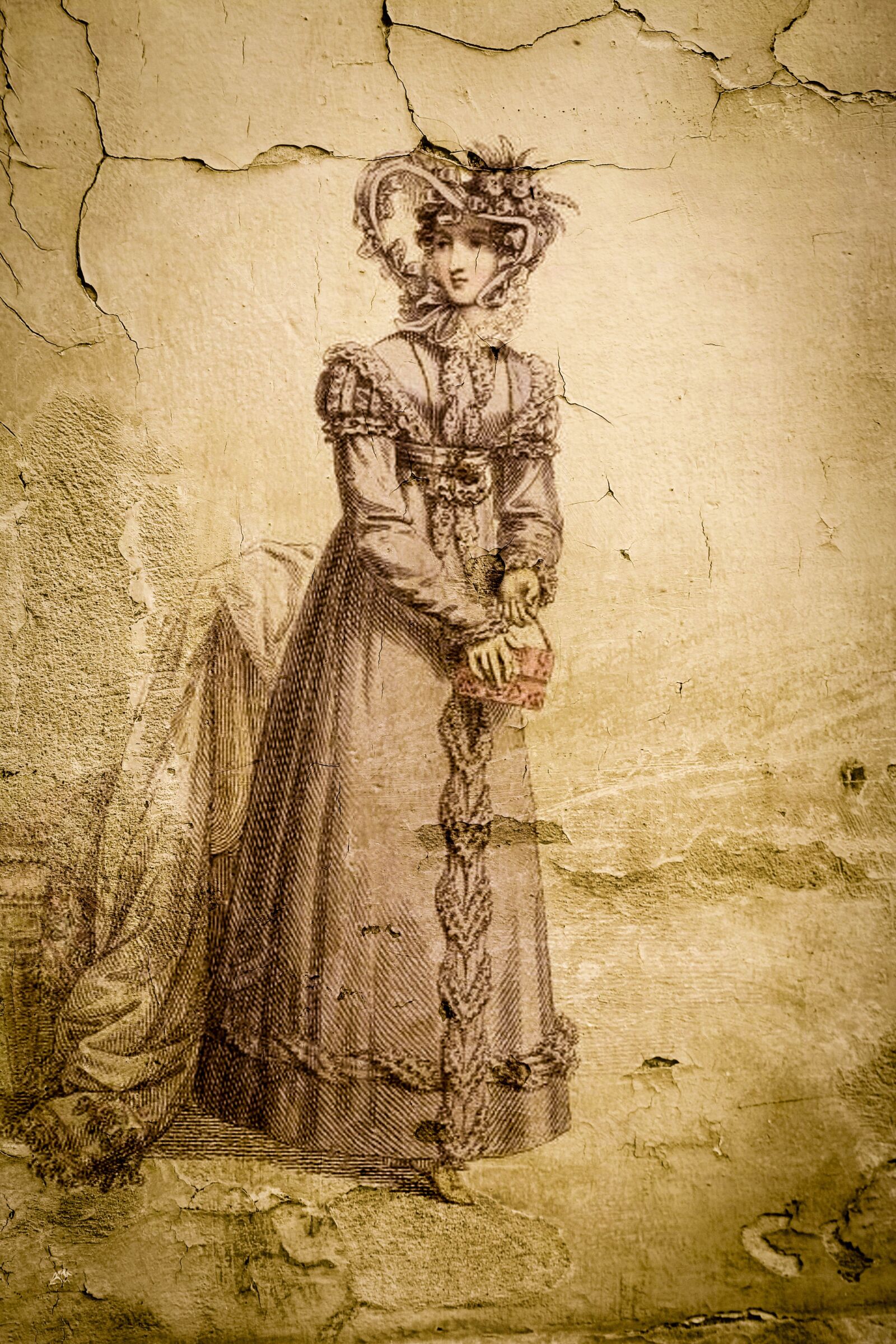 Canon EOS 700D (EOS Rebel T5i / EOS Kiss X7i) sample photo. Lady, victorian, wall photography