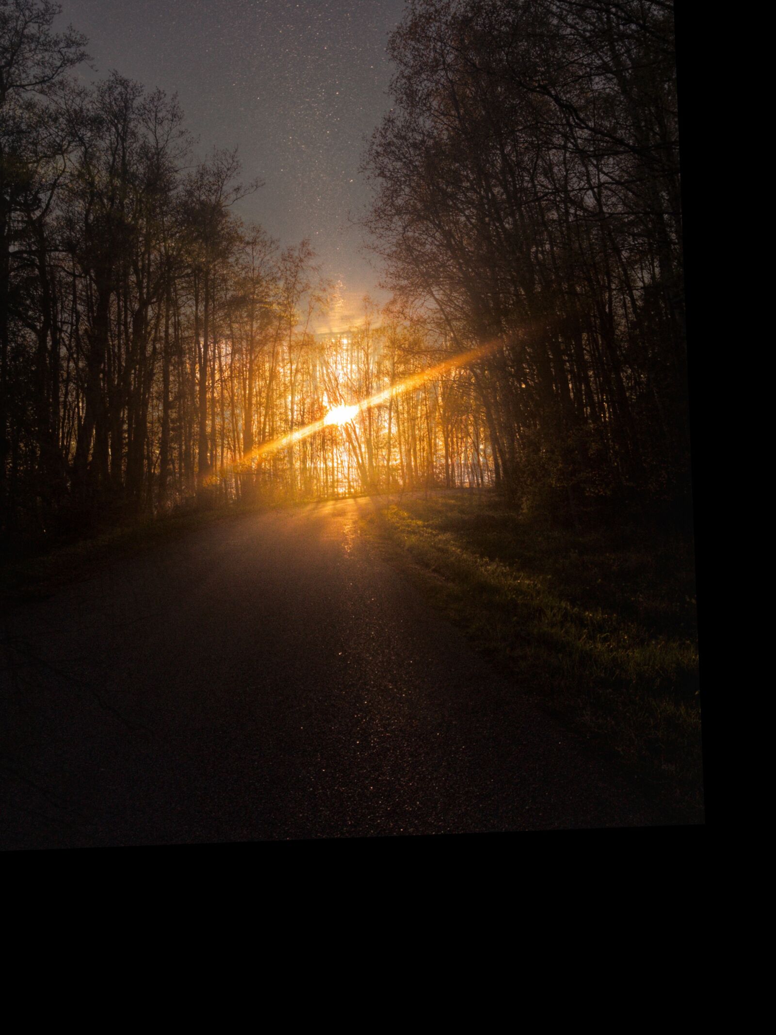 Samsung Galaxy S8 sample photo. Road, sunset, dusk photography