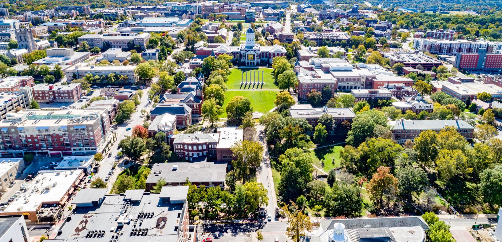 DJI FC6310 sample photo. Columbia, missouri, missouri university photography