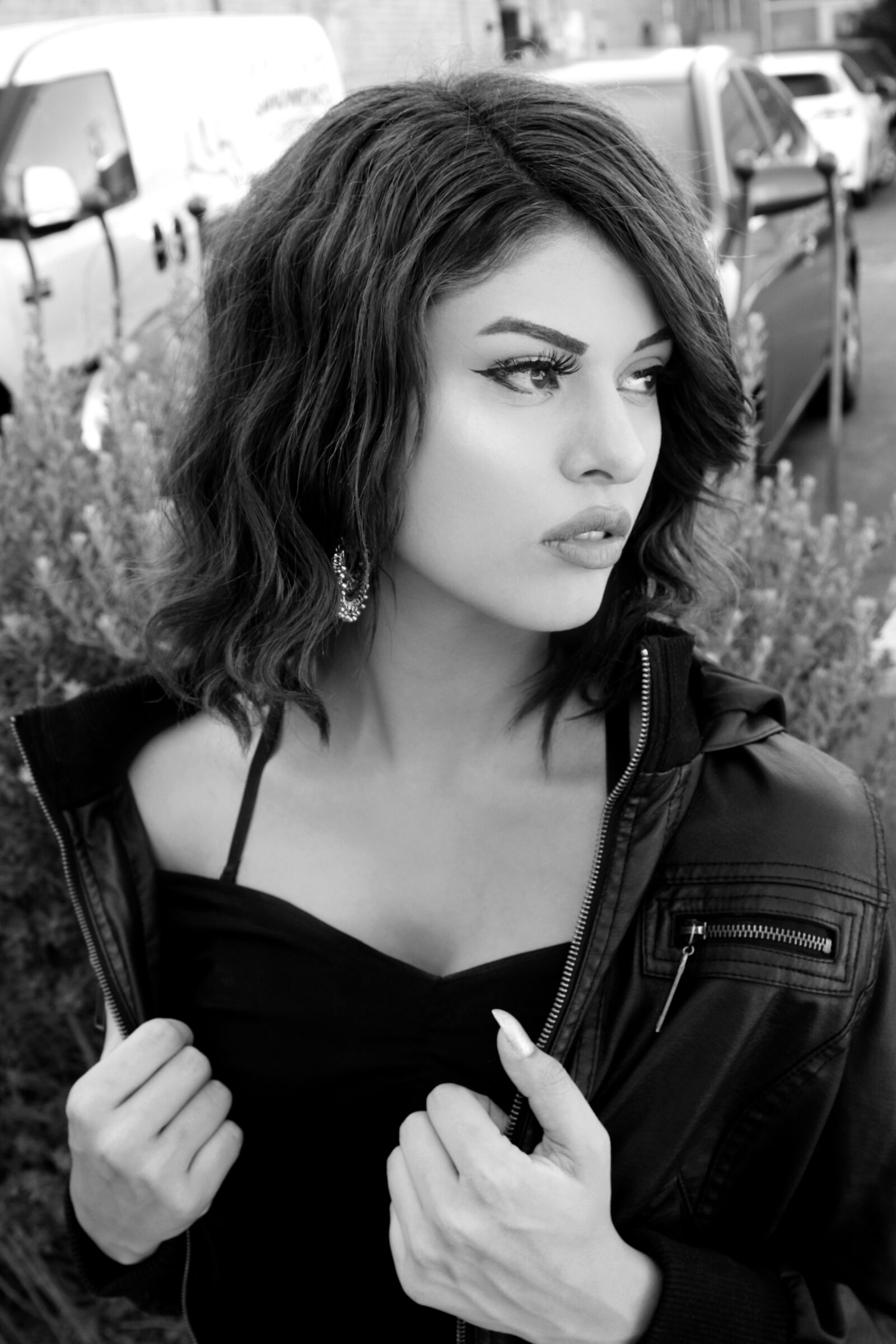 Canon EOS 700D (EOS Rebel T5i / EOS Kiss X7i) sample photo. Jacket, leather jacket, model photography