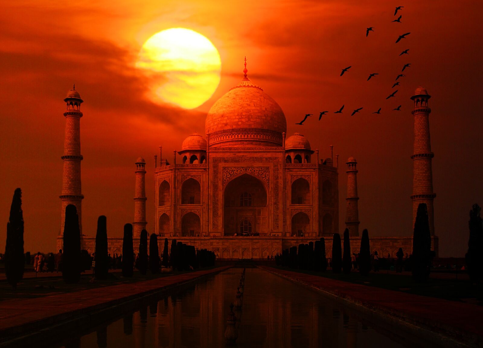 Canon EOS 20D sample photo. Taj mahal, india, sunset photography