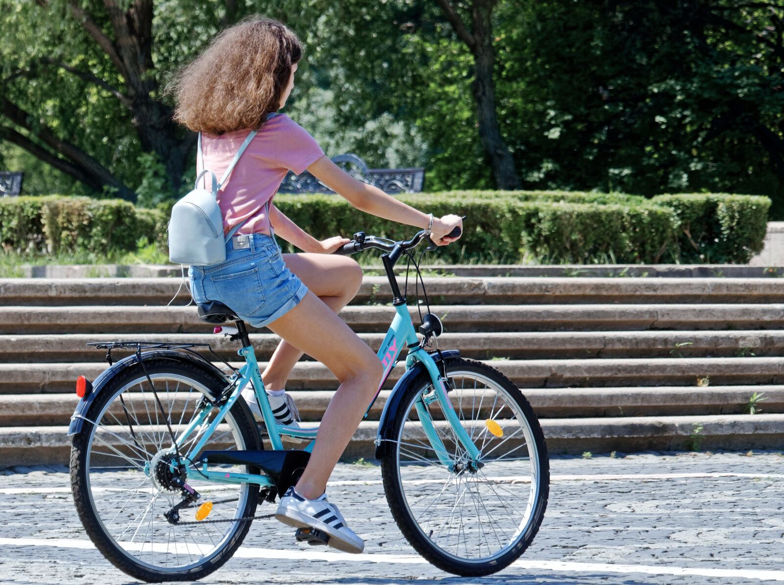 Nikon D5100 sample photo. Girl, young, bike photography