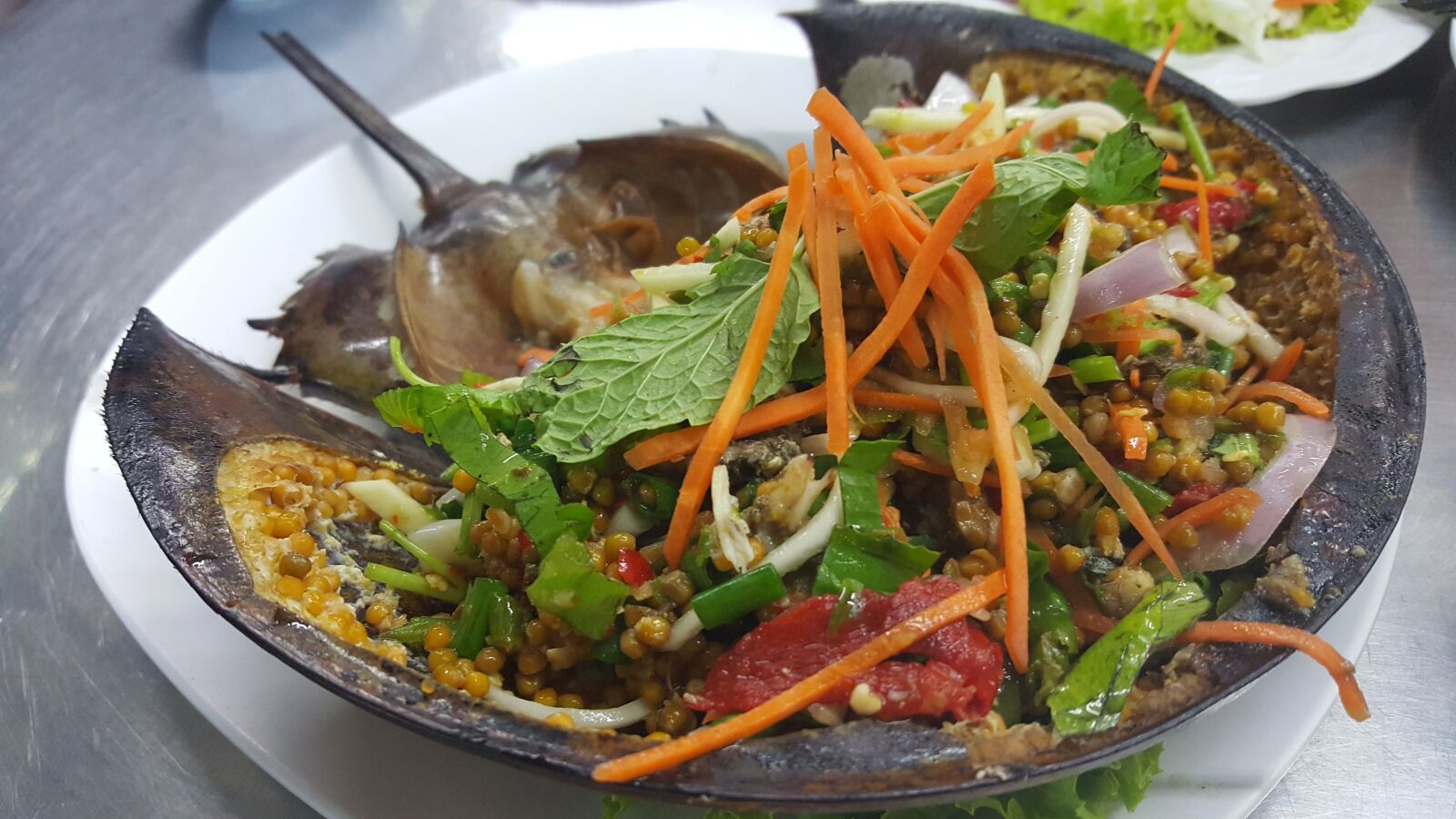 Samsung Galaxy Note5 sample photo. Seafood, king crab, horseshoe photography