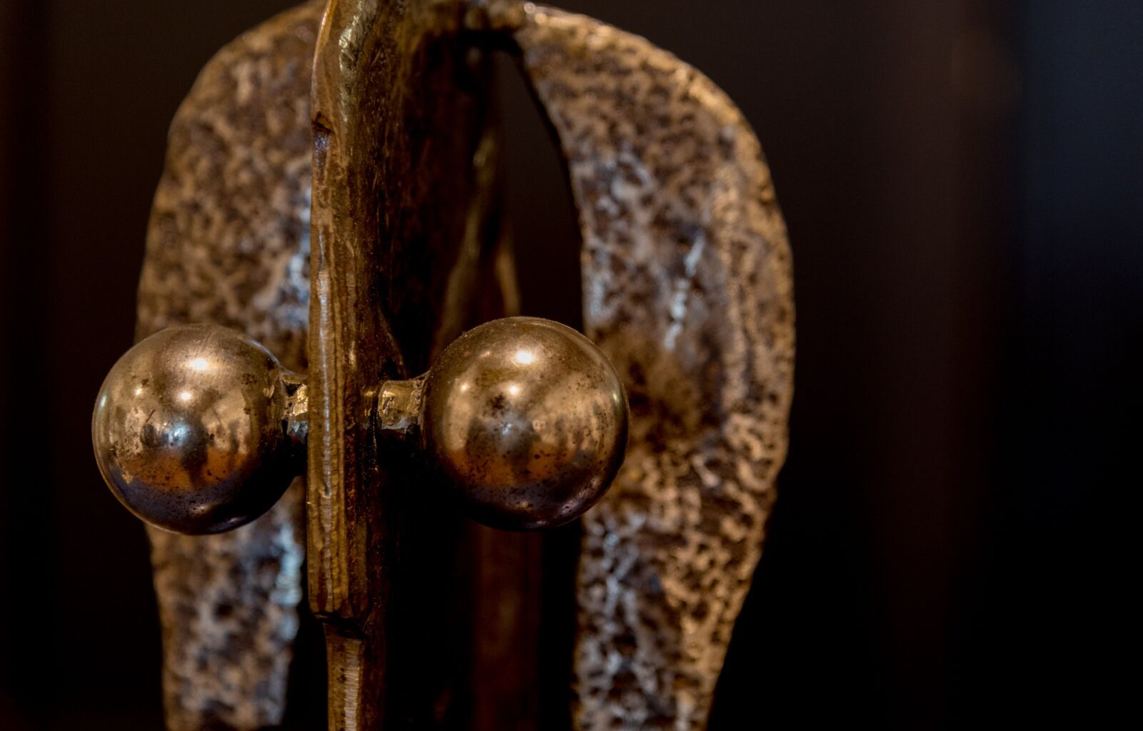 Nikon D750 sample photo. Iron, sculpture, mask photography