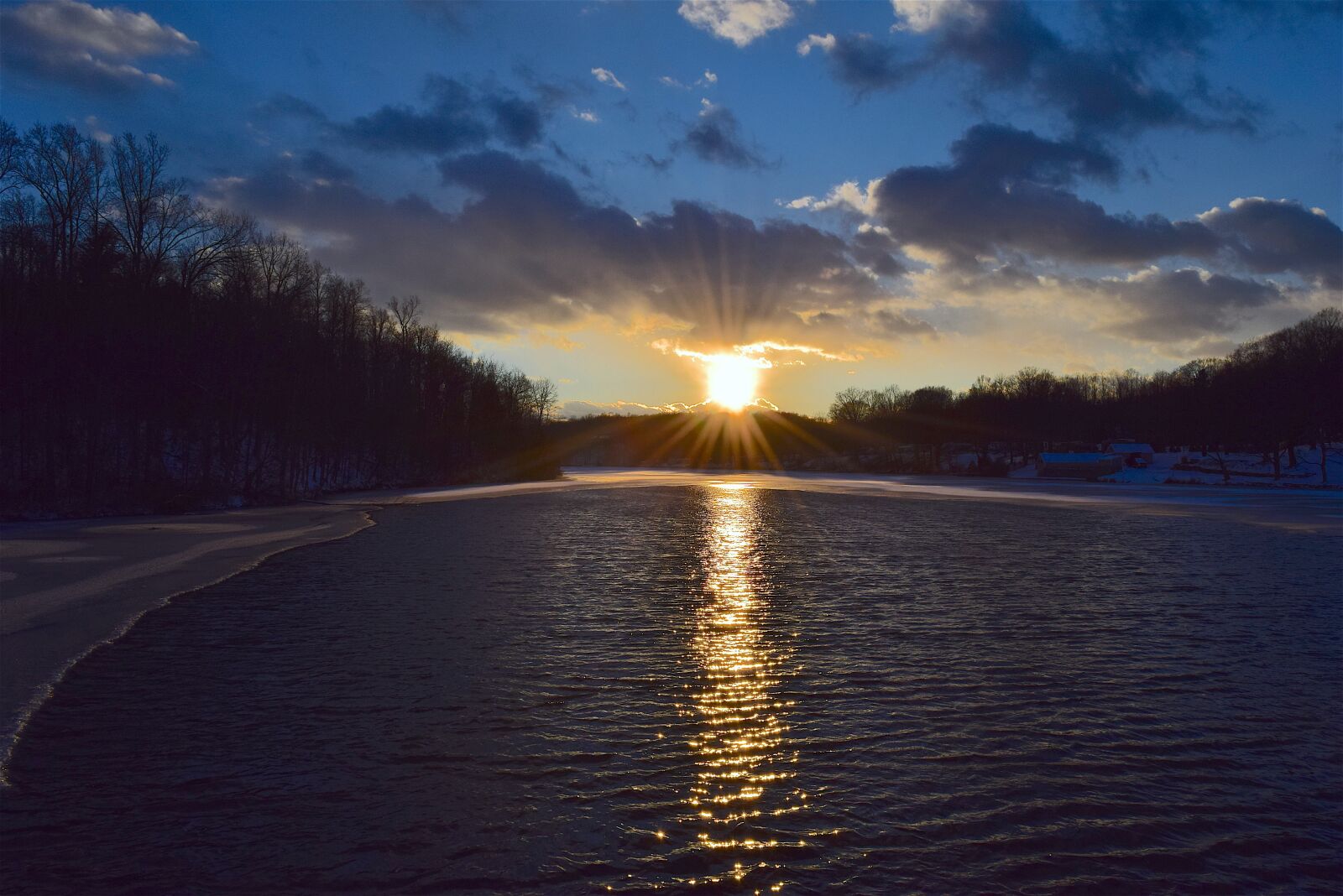 Nikon D3300 sample photo. Sunset, lake, nature photography