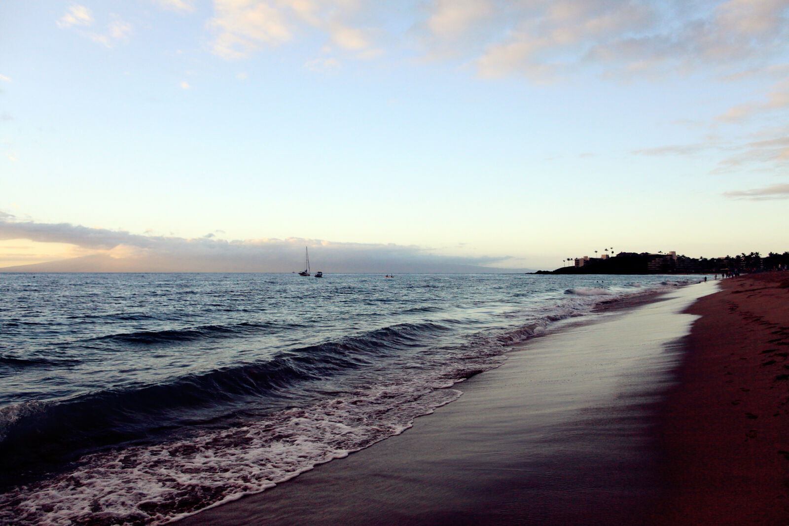 Canon EOS 5D Mark II sample photo. Beach, seabeach, seat, sunset photography