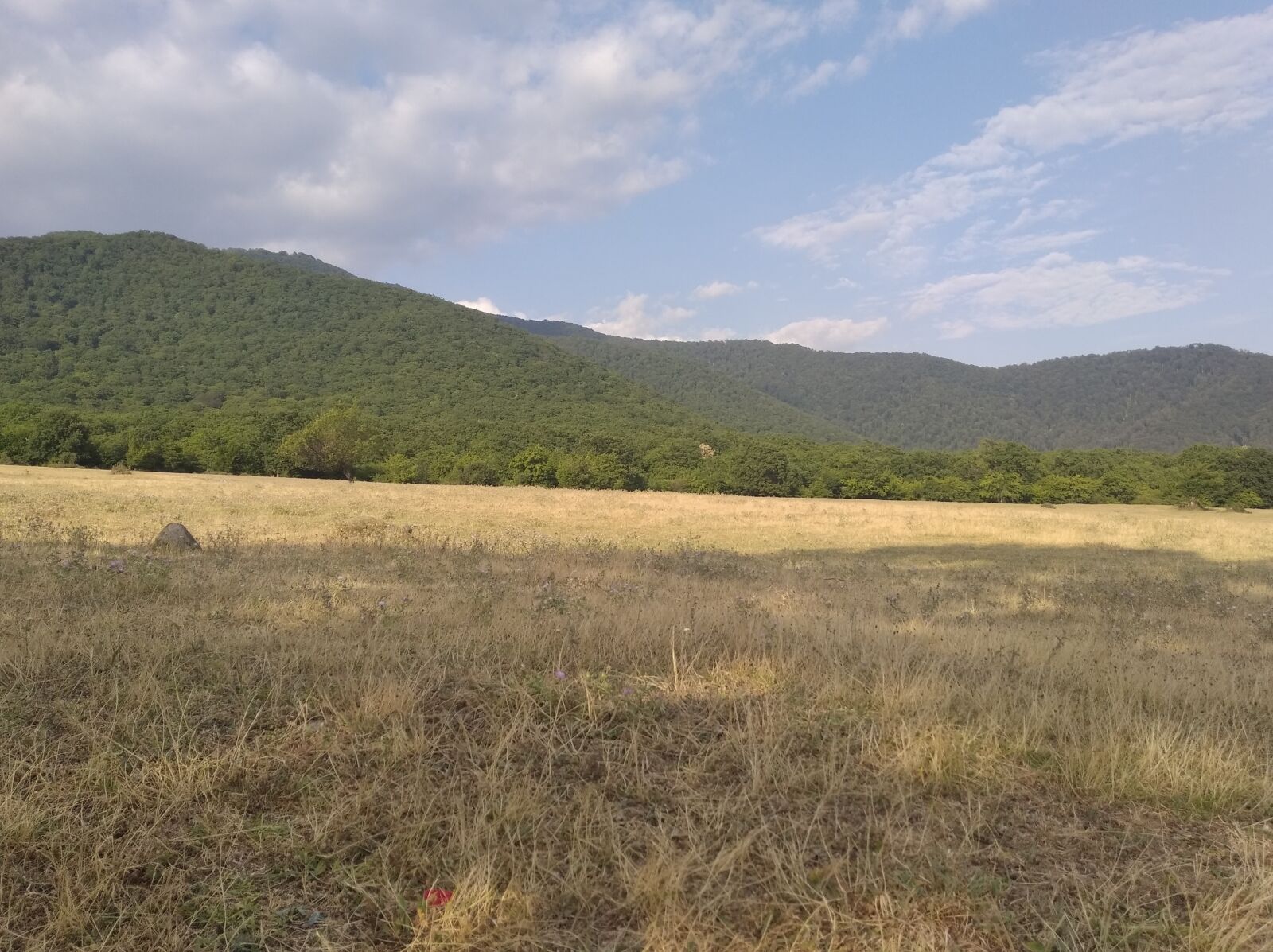 Xiaomi Redmi 7A sample photo. Mountains, field, meadow photography