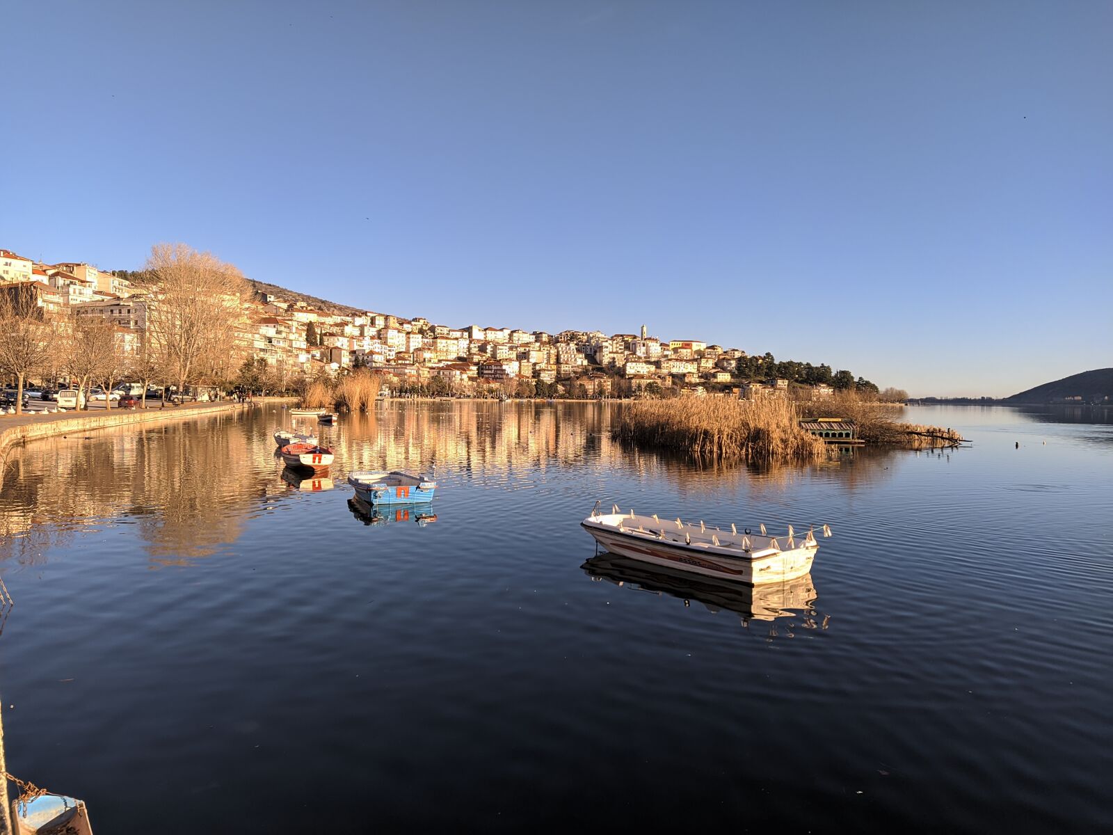 Xiaomi Mi A3 sample photo. Kastoria, landscape, noon photography