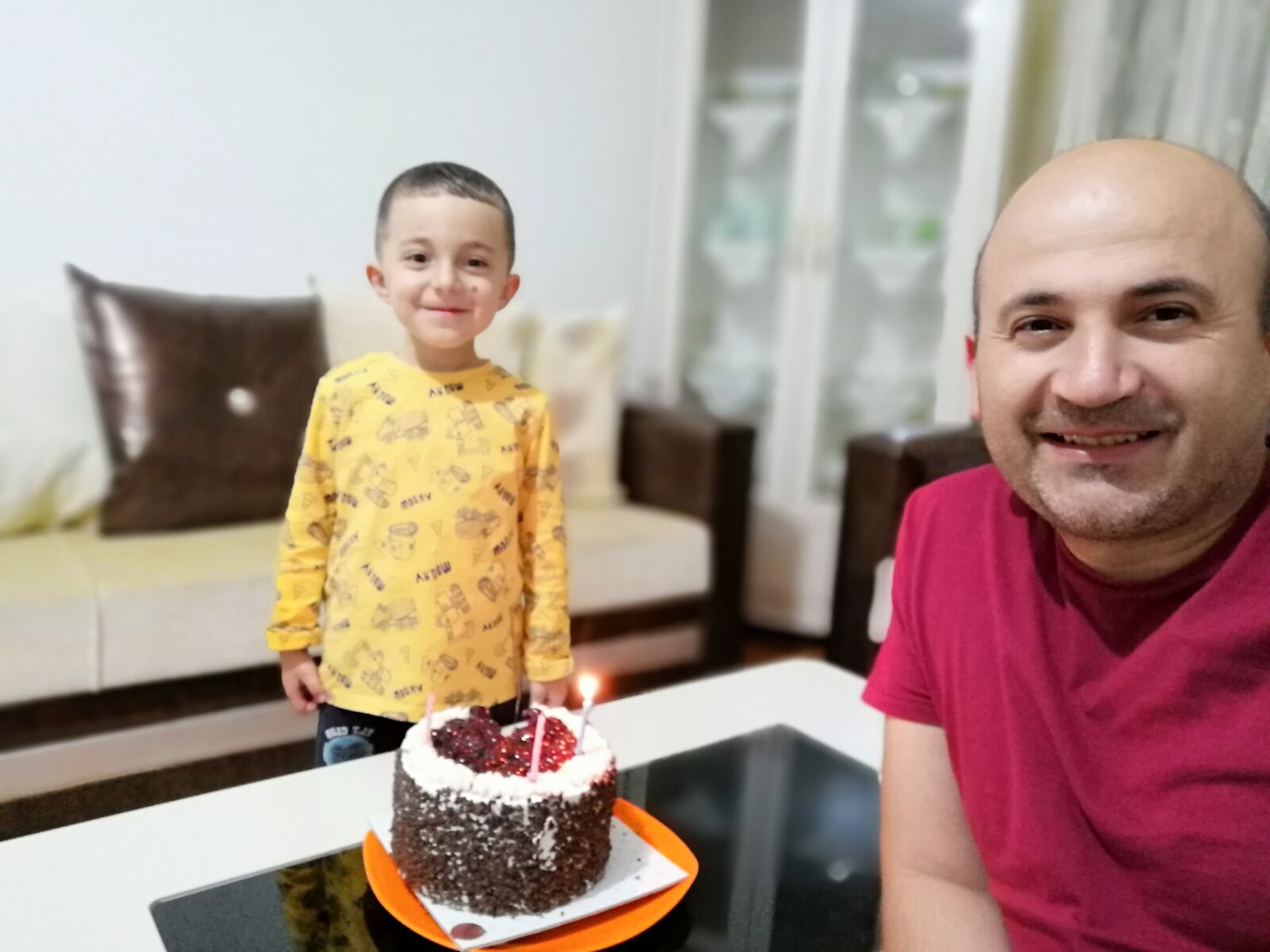HUAWEI SNE-LX1 sample photo. Cake, cake boy, candle photography