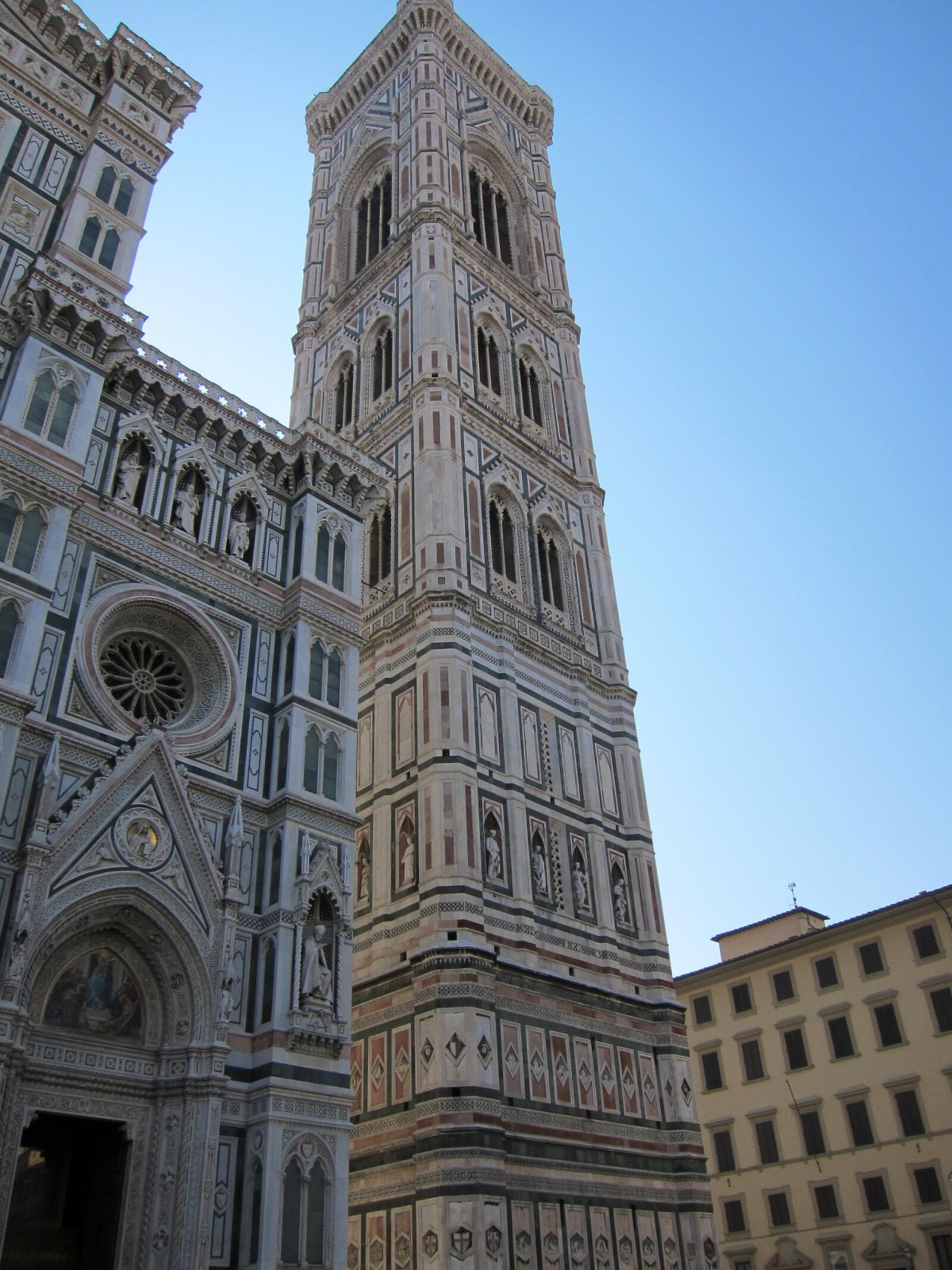 Canon PowerShot S95 sample photo. Florence, bell tower, baptistery photography