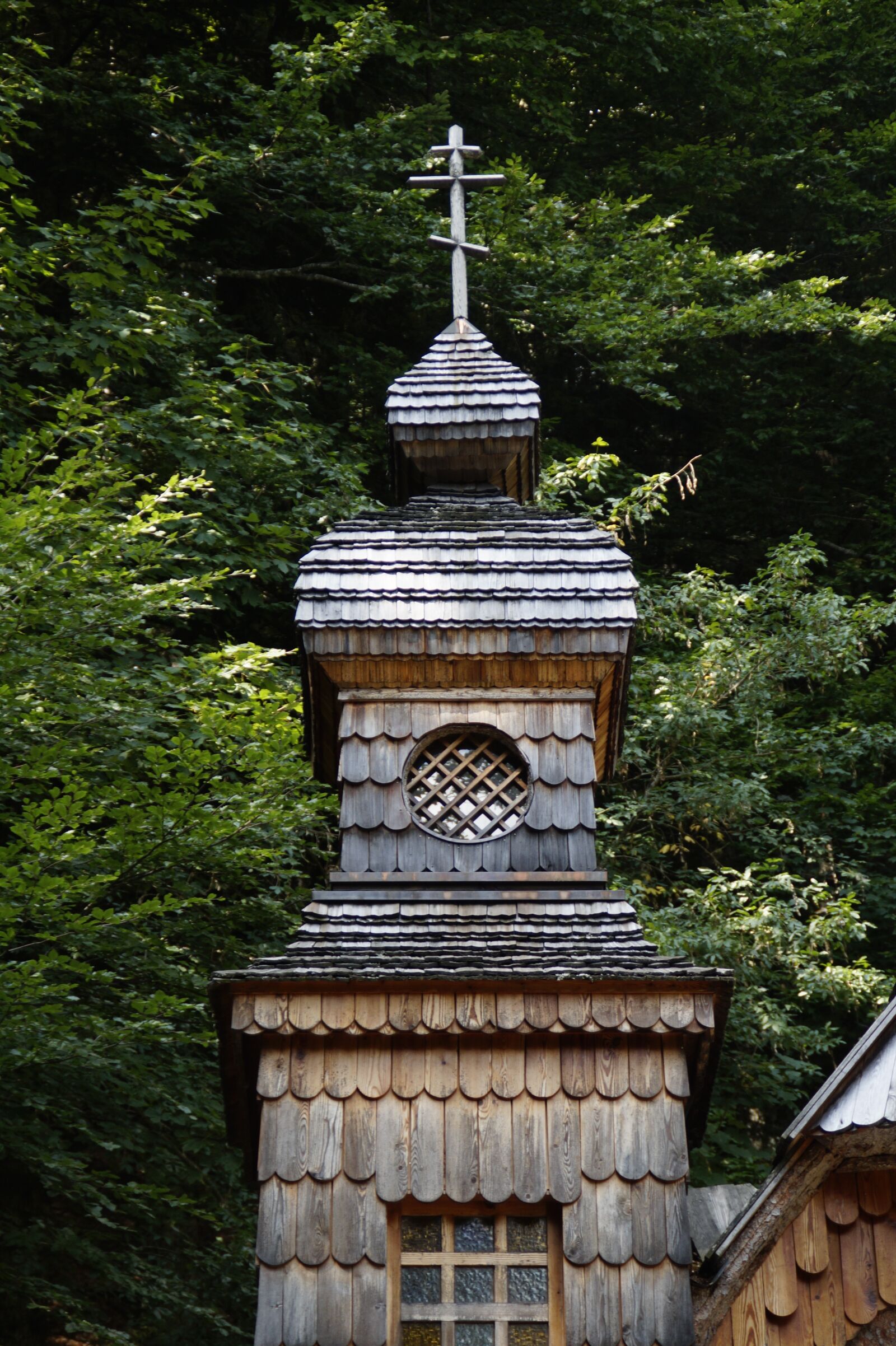 Sony SLT-A58 sample photo. Wood, wooden tower, russian photography