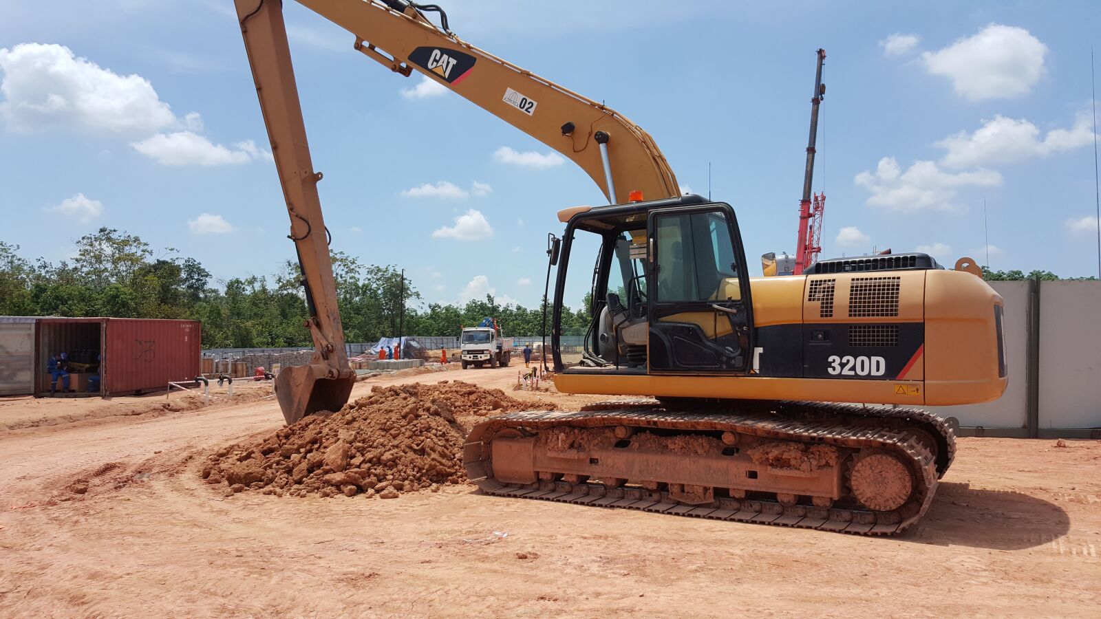 Samsung Galaxy Note5 sample photo. Heavy equipment, heavy machinery photography