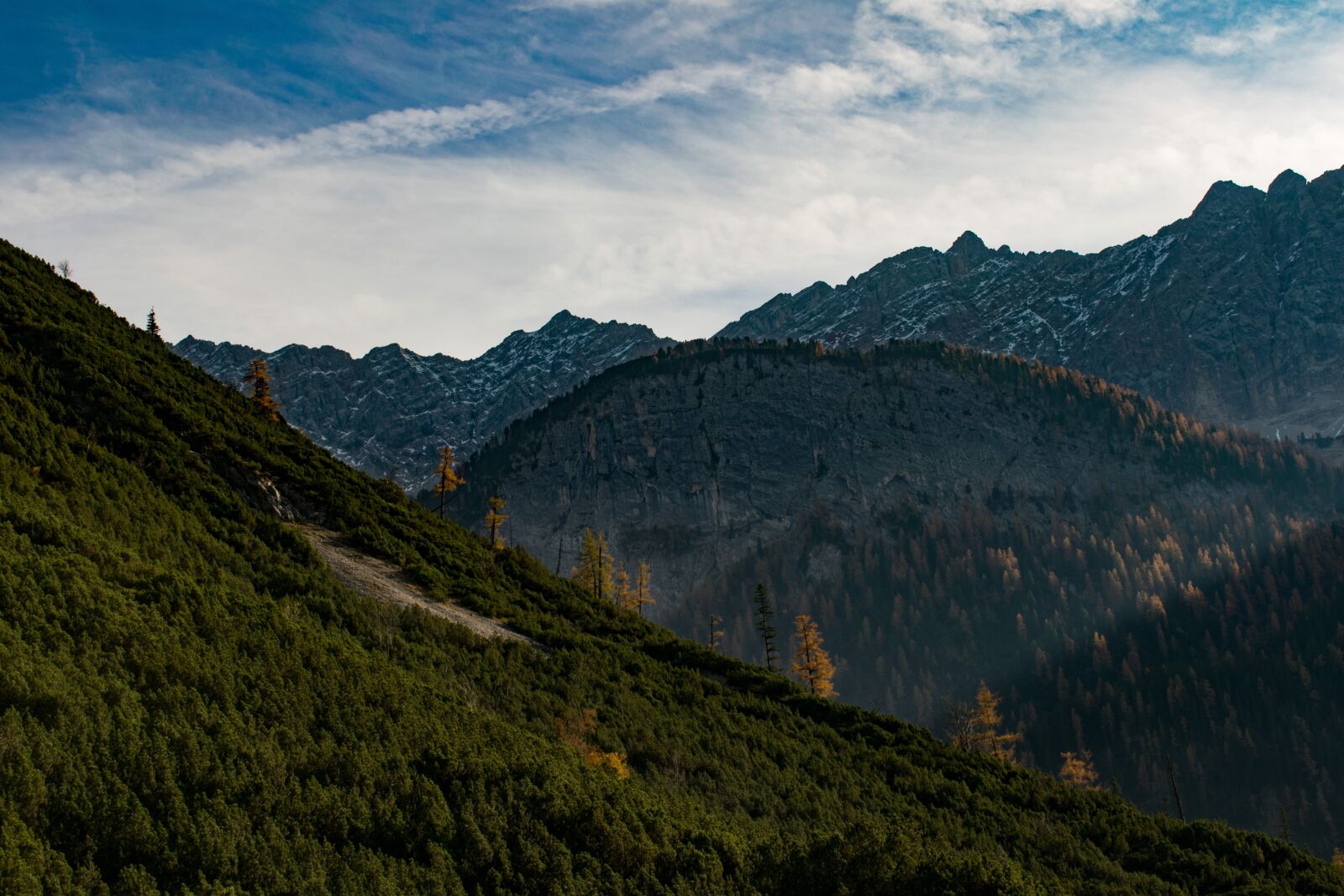 Nikon D3300 sample photo. Alps, autumn, trees photography