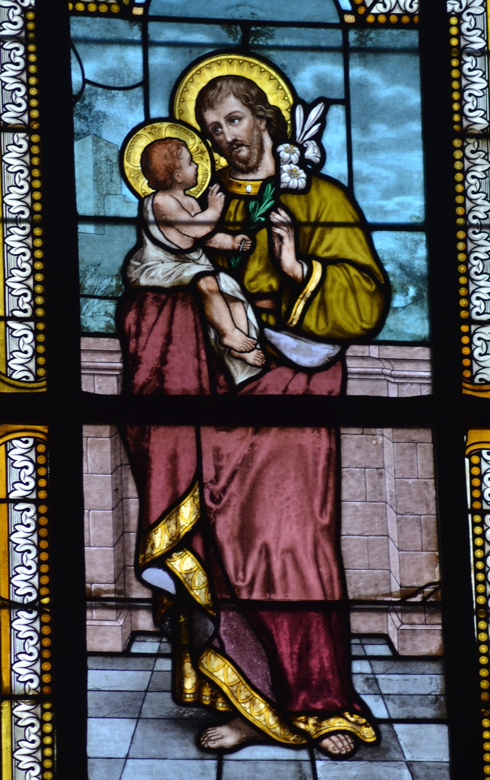 Nikon D3100 sample photo. Stained glass, window, church photography