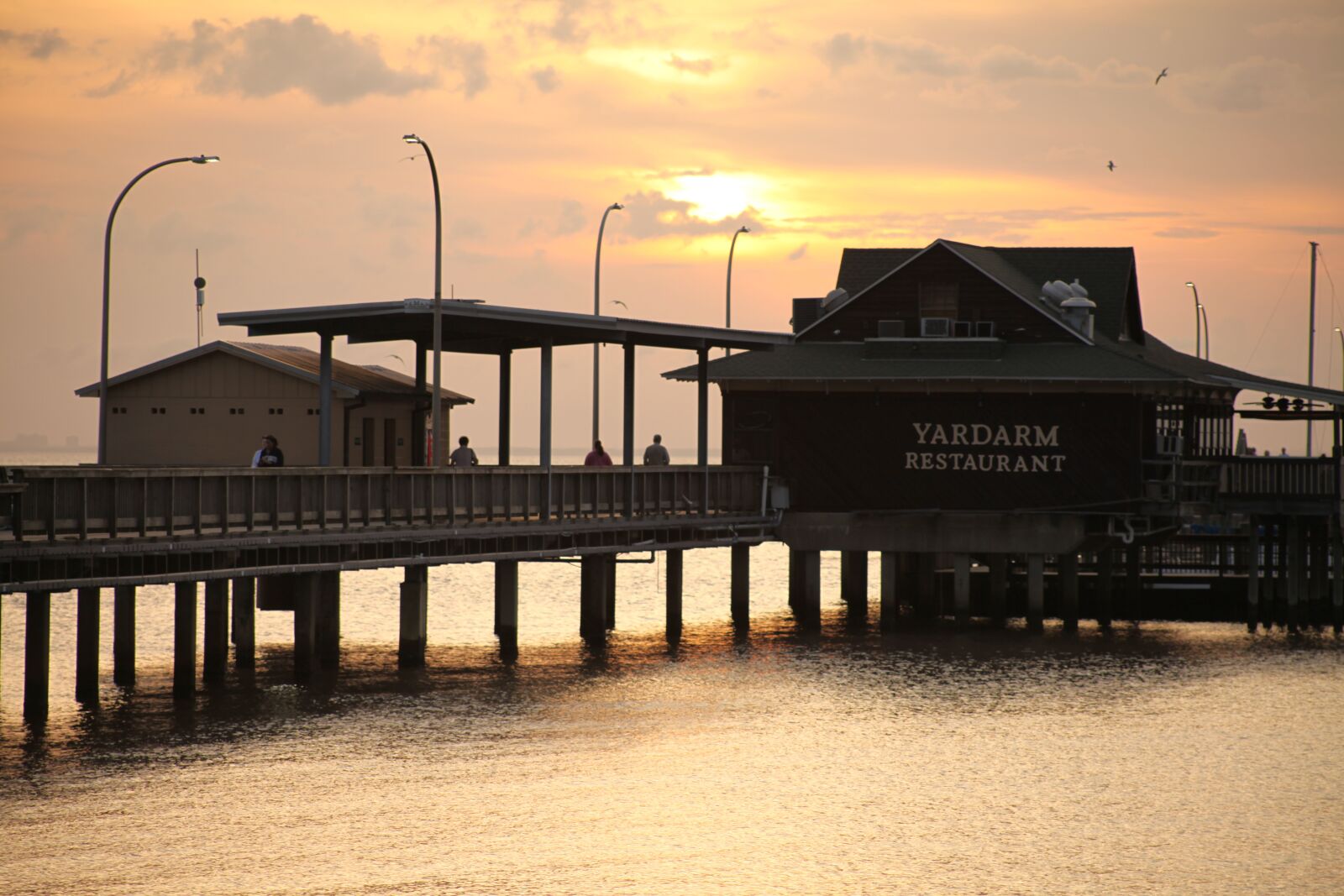 Canon EOS 5D Mark II sample photo. Pier, sunset, ocean photography