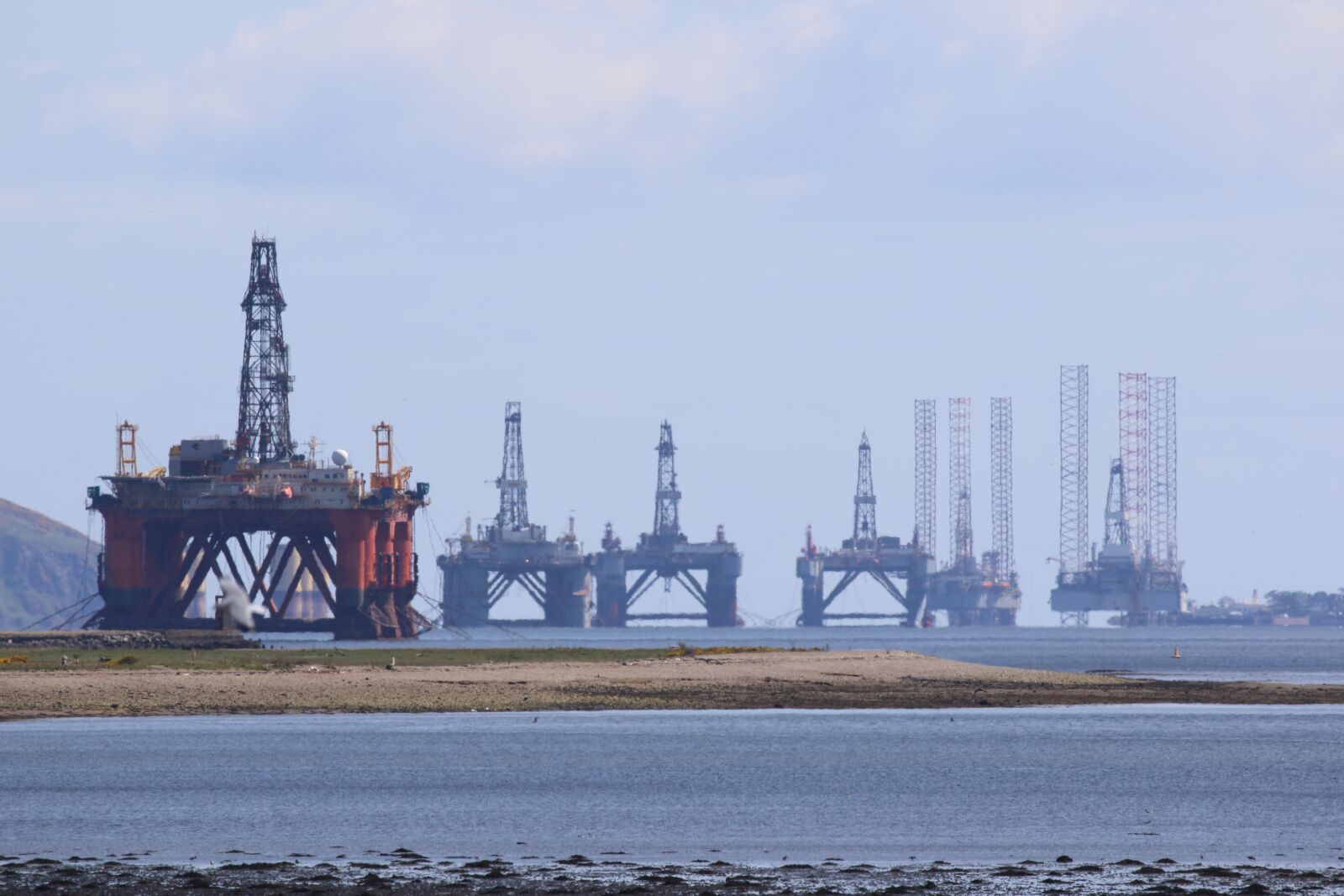 Canon EOS 7D Mark II sample photo. Oil rig, scotland, cromarty photography