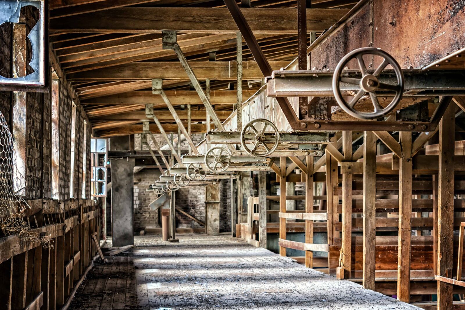 Nikon D3300 sample photo. Factory, metal, interior, construction photography
