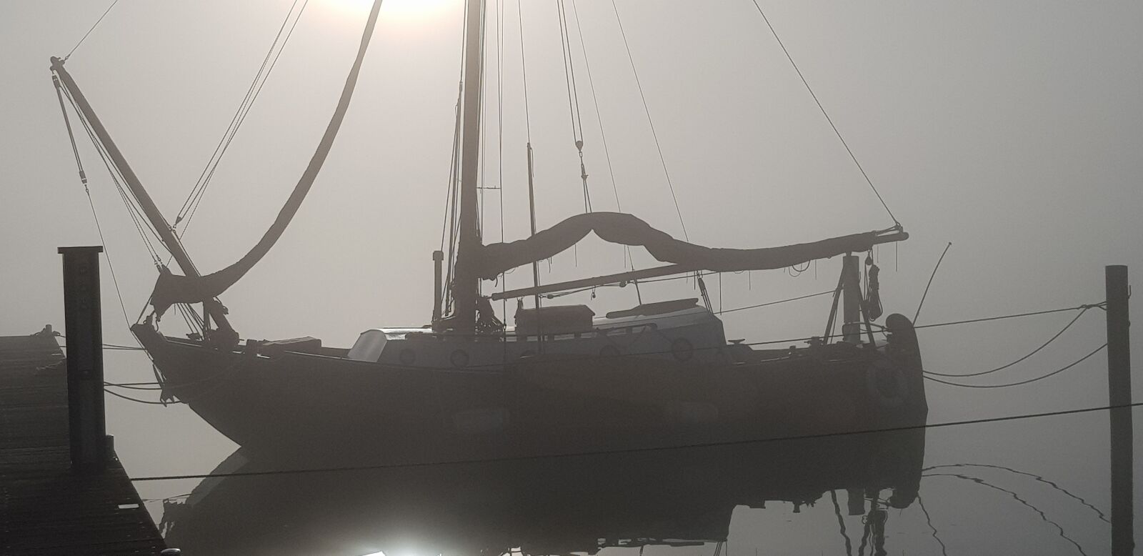 Samsung Galaxy S8 sample photo. Fog, sea, baltic sea photography