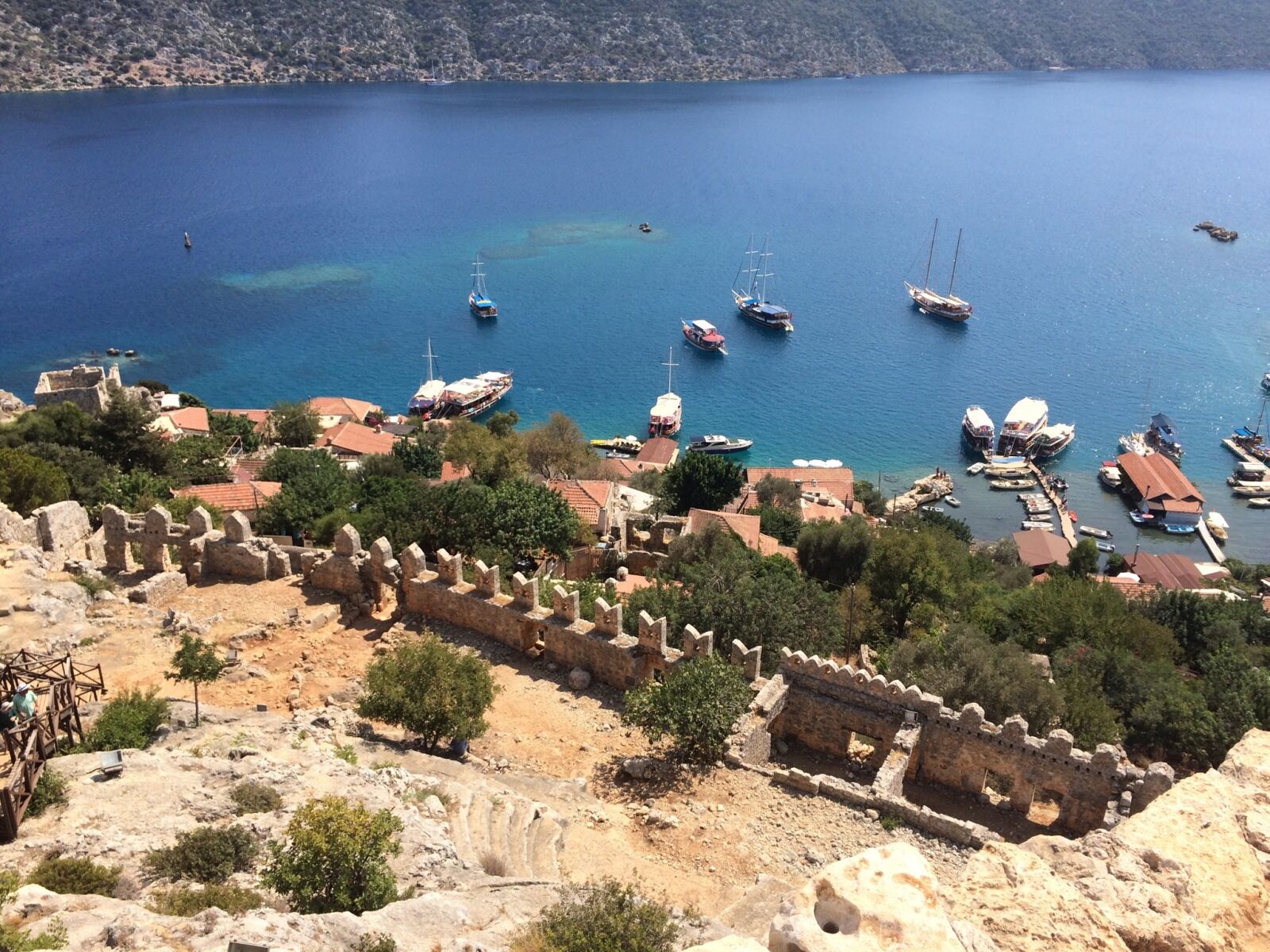 iPhone 5s back camera 4.15mm f/2.2 sample photo. Kalek y, kekova, the photography