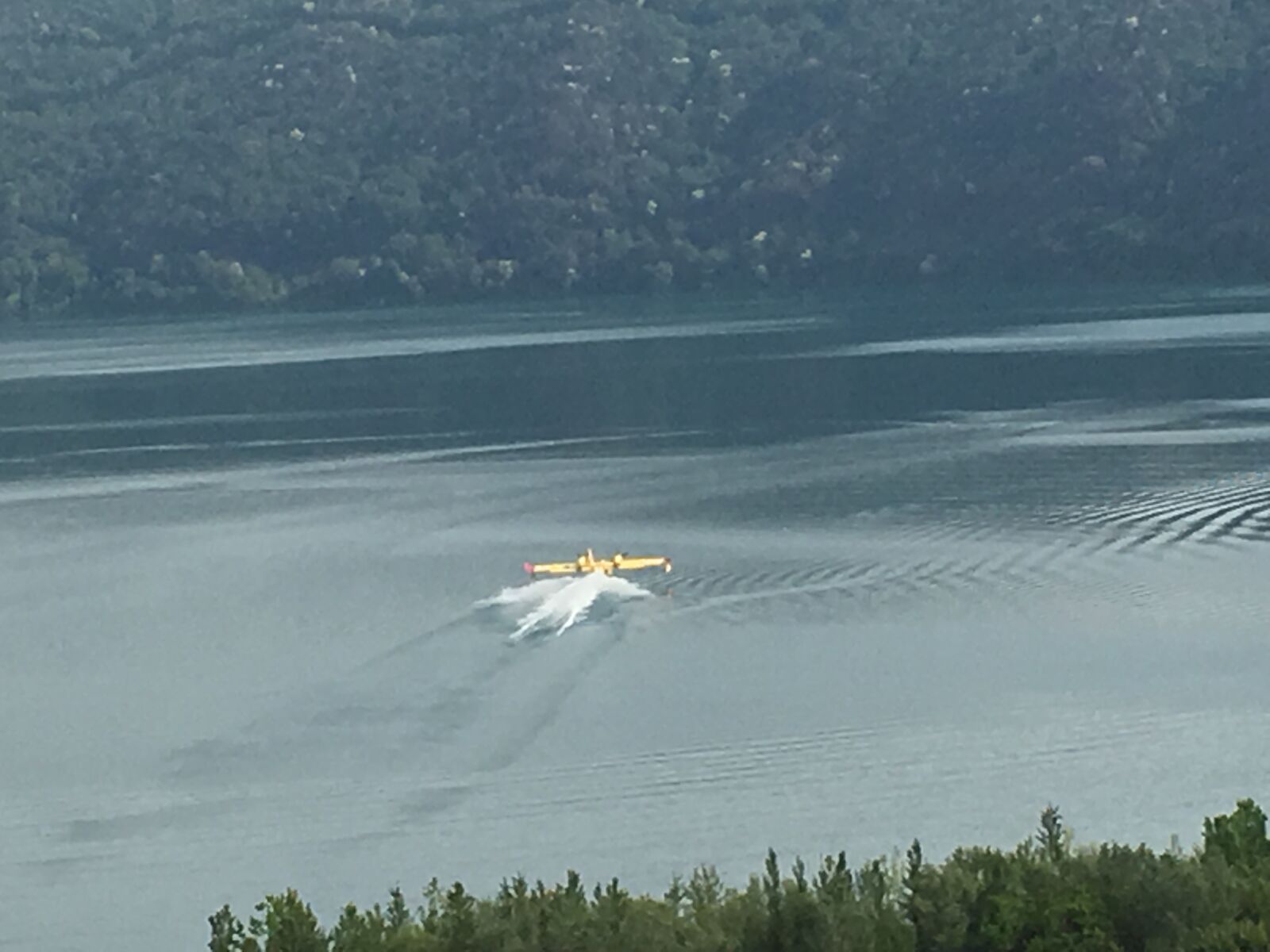 iPhone 6s Plus back camera 4.15mm f/2.2 sample photo. Canadair, fire, off photography