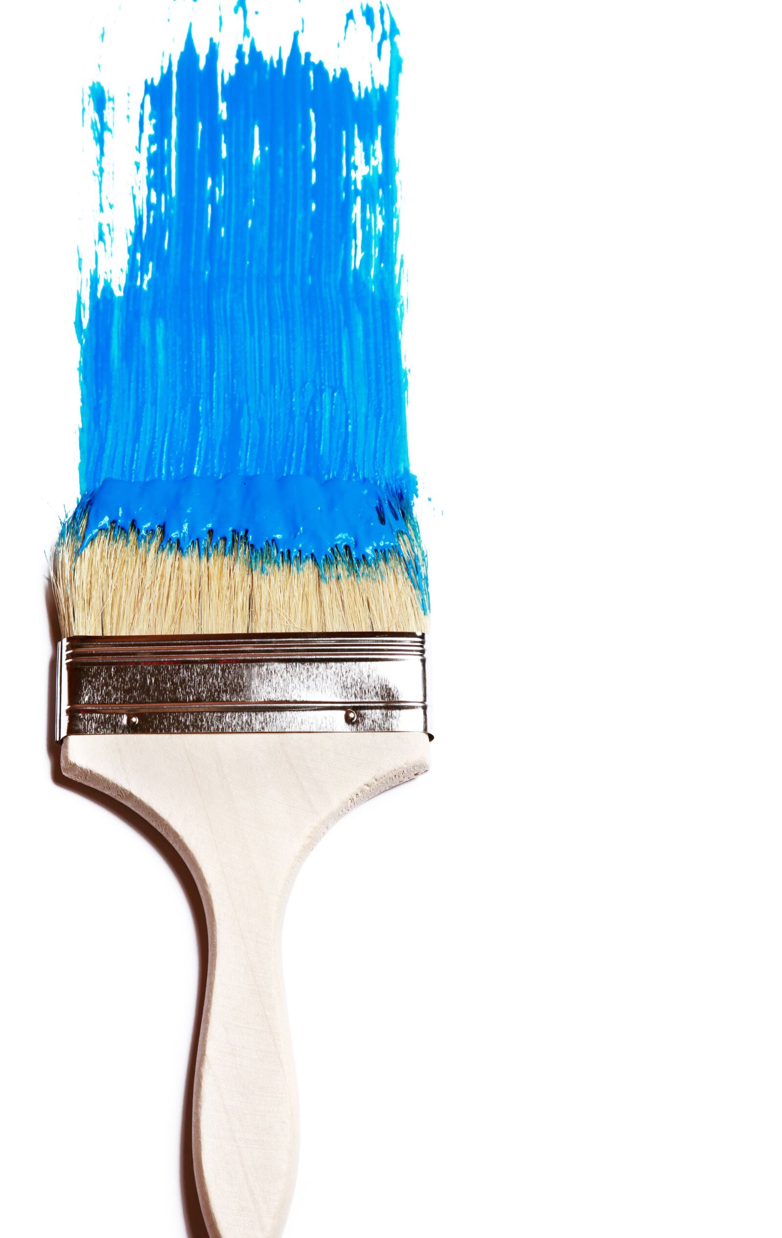 Canon EOS 5D Mark II sample photo. Blue, paint, white photography